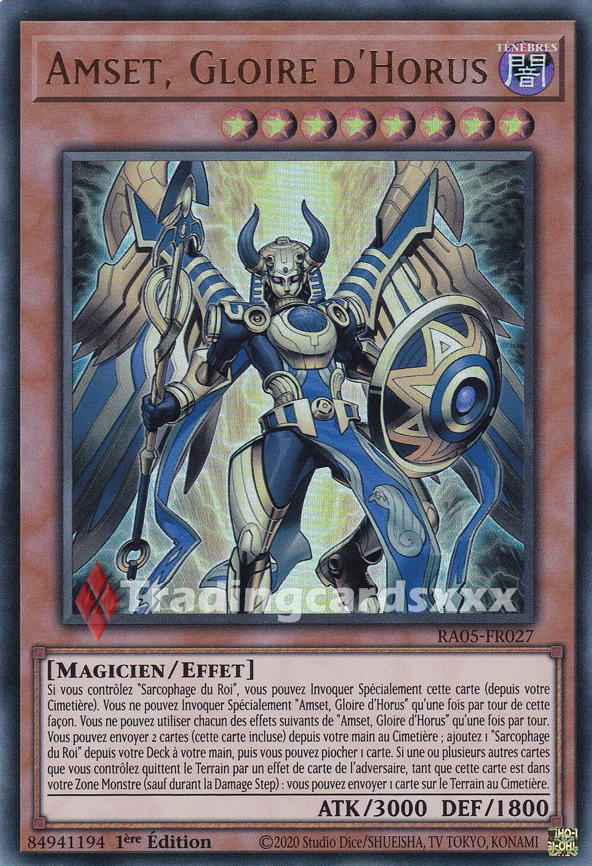 Yu-Gi-Oh! Amset, Gloire d'Horus : UR RA05-FR027