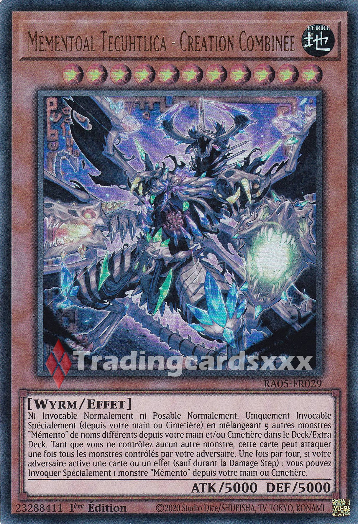 Yu-Gi-Oh! Mémentoal Tecuhtlica - Création Combinée : UR RA05-FR029
