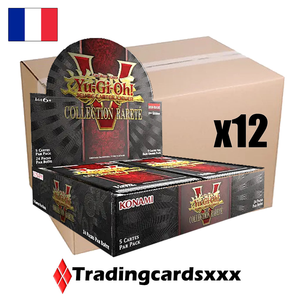 Yu-Gi-Oh! Carton de 12 displays : Collection Rareté 5