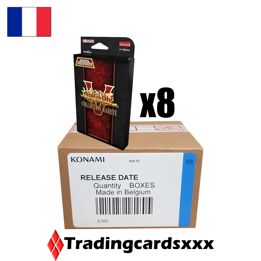Yu-Gi-Oh! Carton de 8 packs de 3 boosters : Collection Rareté 5