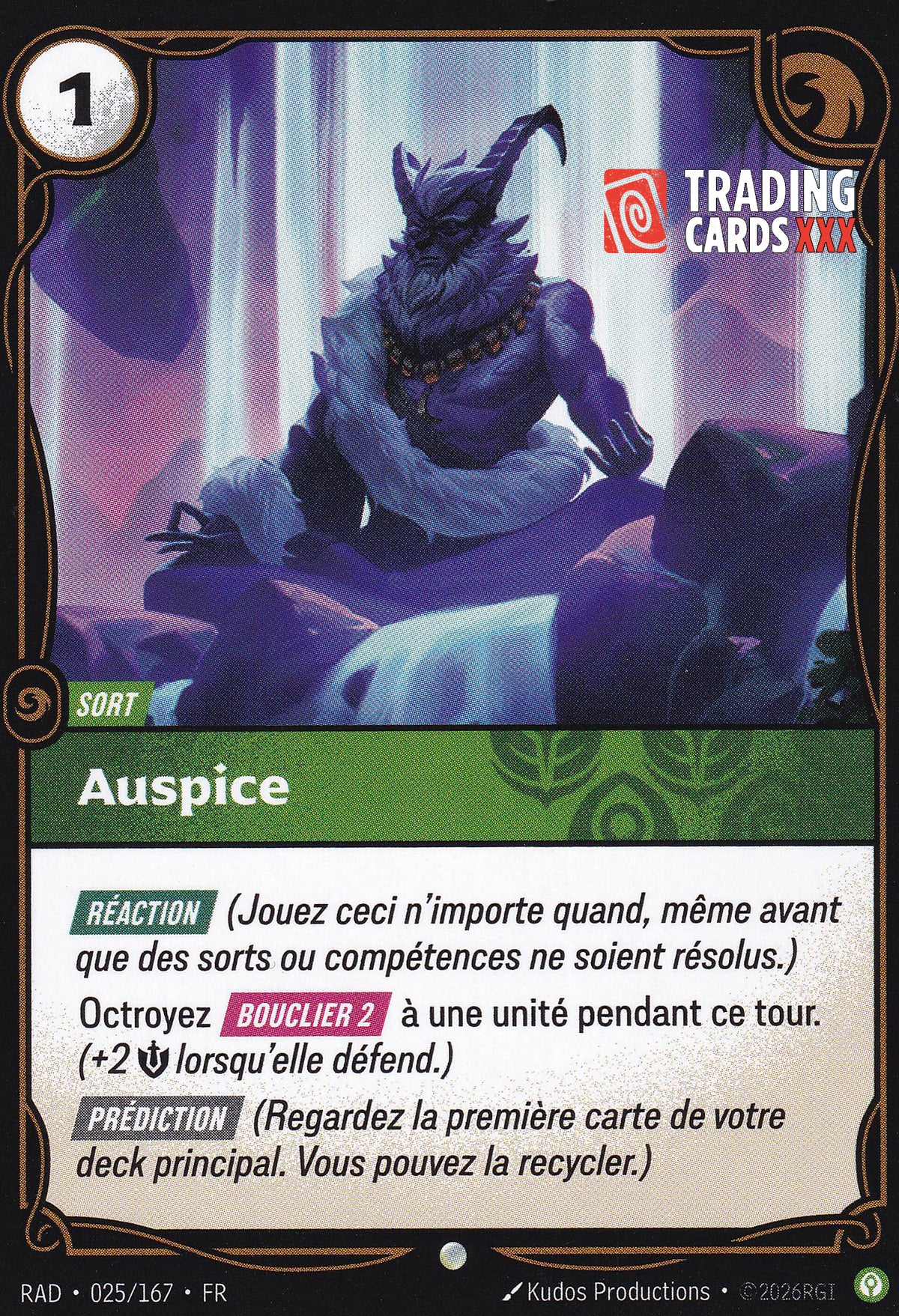 Riftbound - Auspice : C RAD-025/167 FR