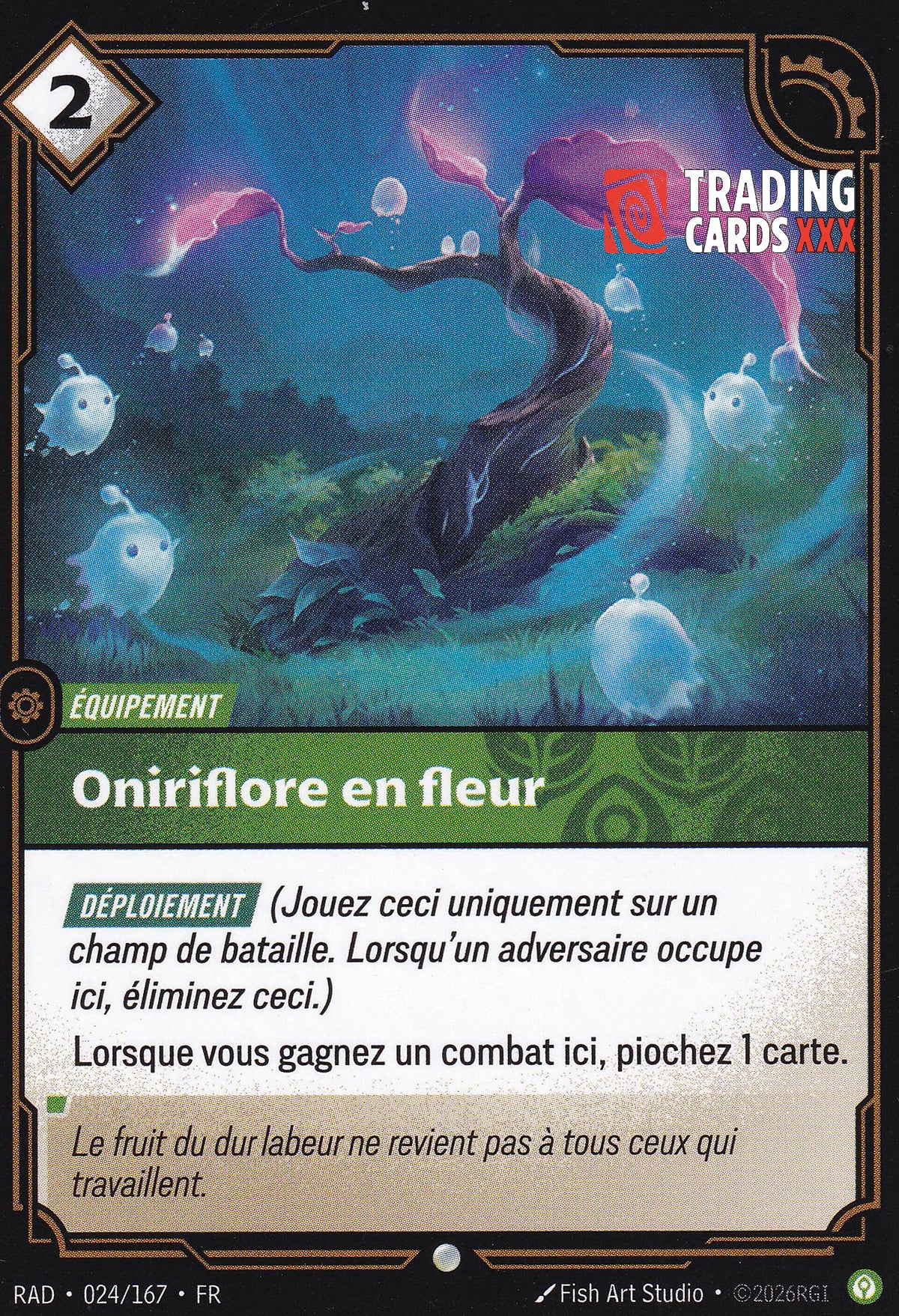Riftbound - Oniriflore en fleur : C RAD-024/167 FR