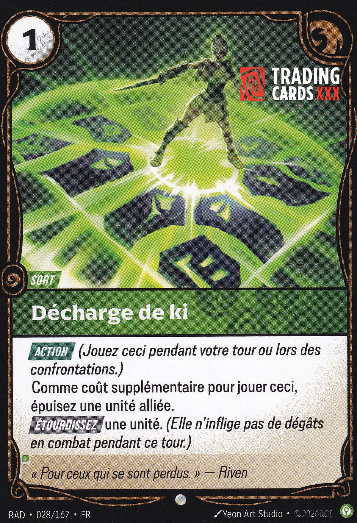 Riftbound - Décharge de ki : C RAD-028/167 FR