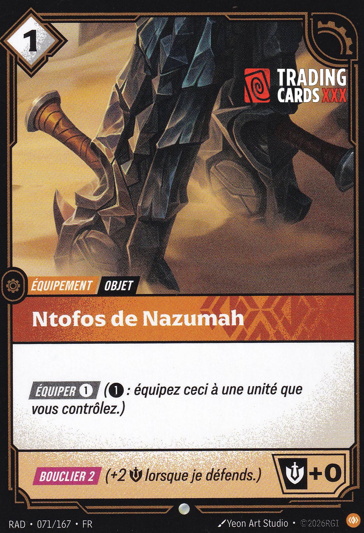 Riftbound - Ntofos de Nazumah : C RAD-071/167 FR