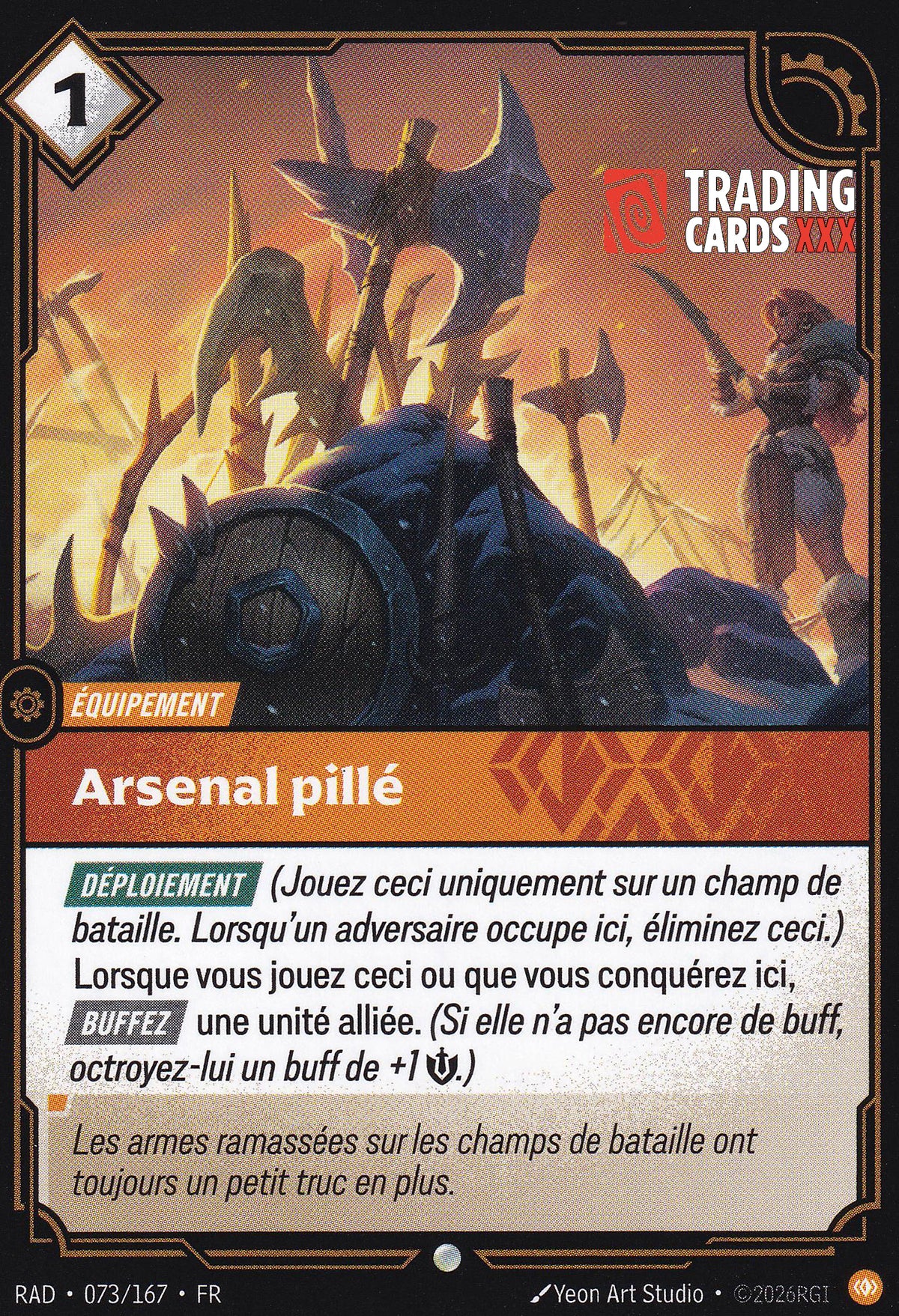 Riftbound - Arsenal pillé : C RAD-073/167 FR