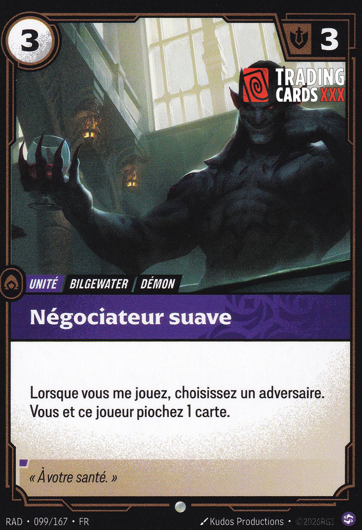 Riftbound - Négociateur suave : C RAD-099/167 FR