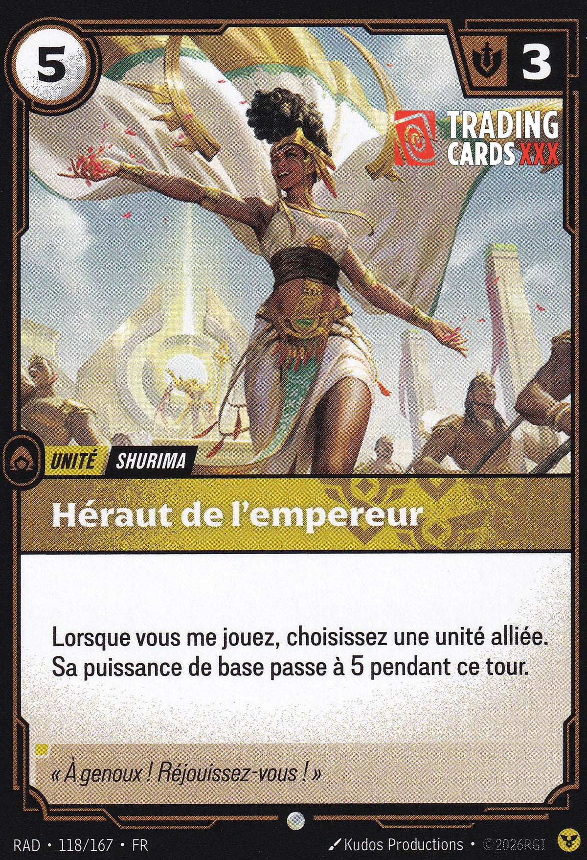 Riftbound - Héraut de l'empereur : C RAD-118/167 FR
