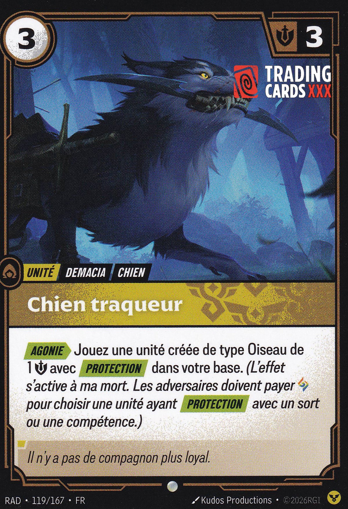 Riftbound - Chien traqueur : C RAD-119/167 FR