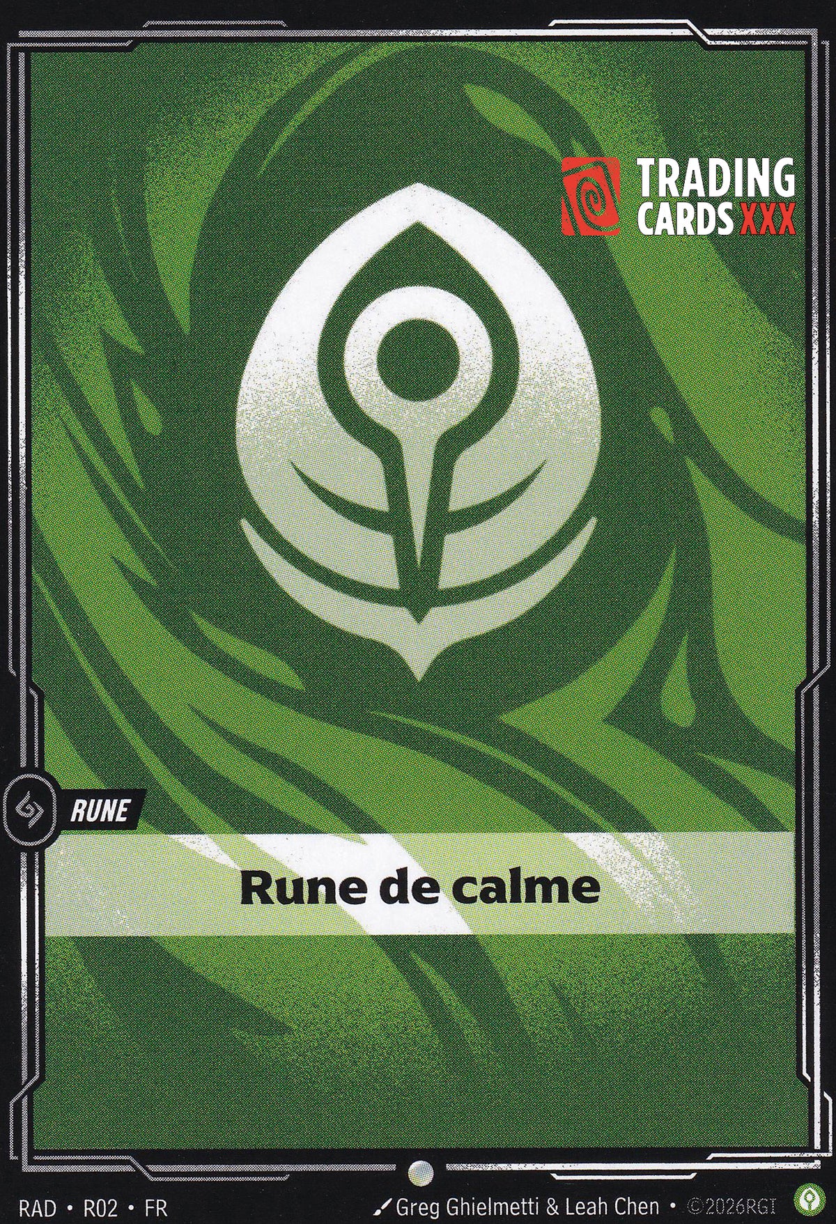 Riftbound - Rune de calme : C RAD-R02 FR