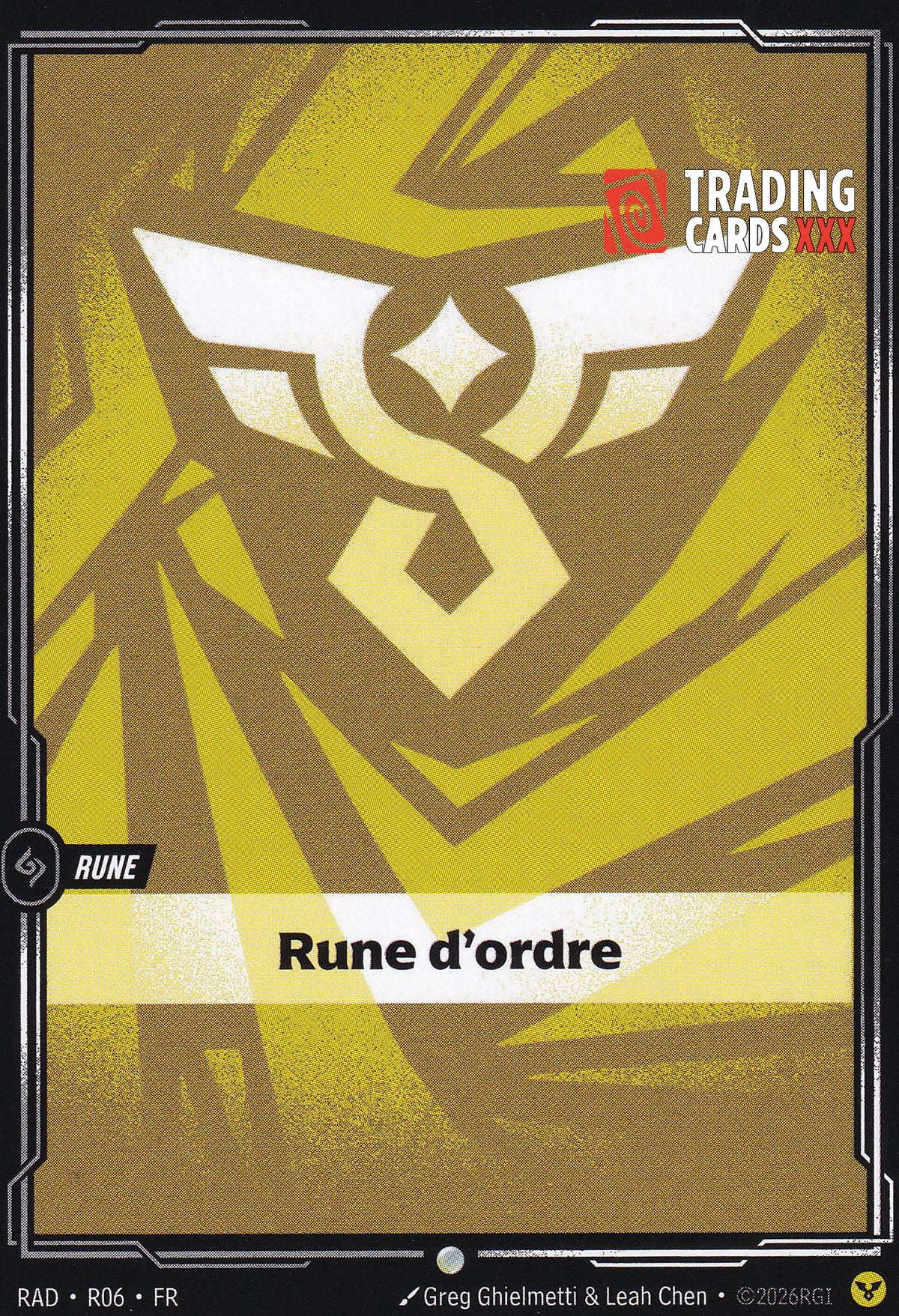 Riftbound - Rune d'ordre : C RAD-R06 FR
