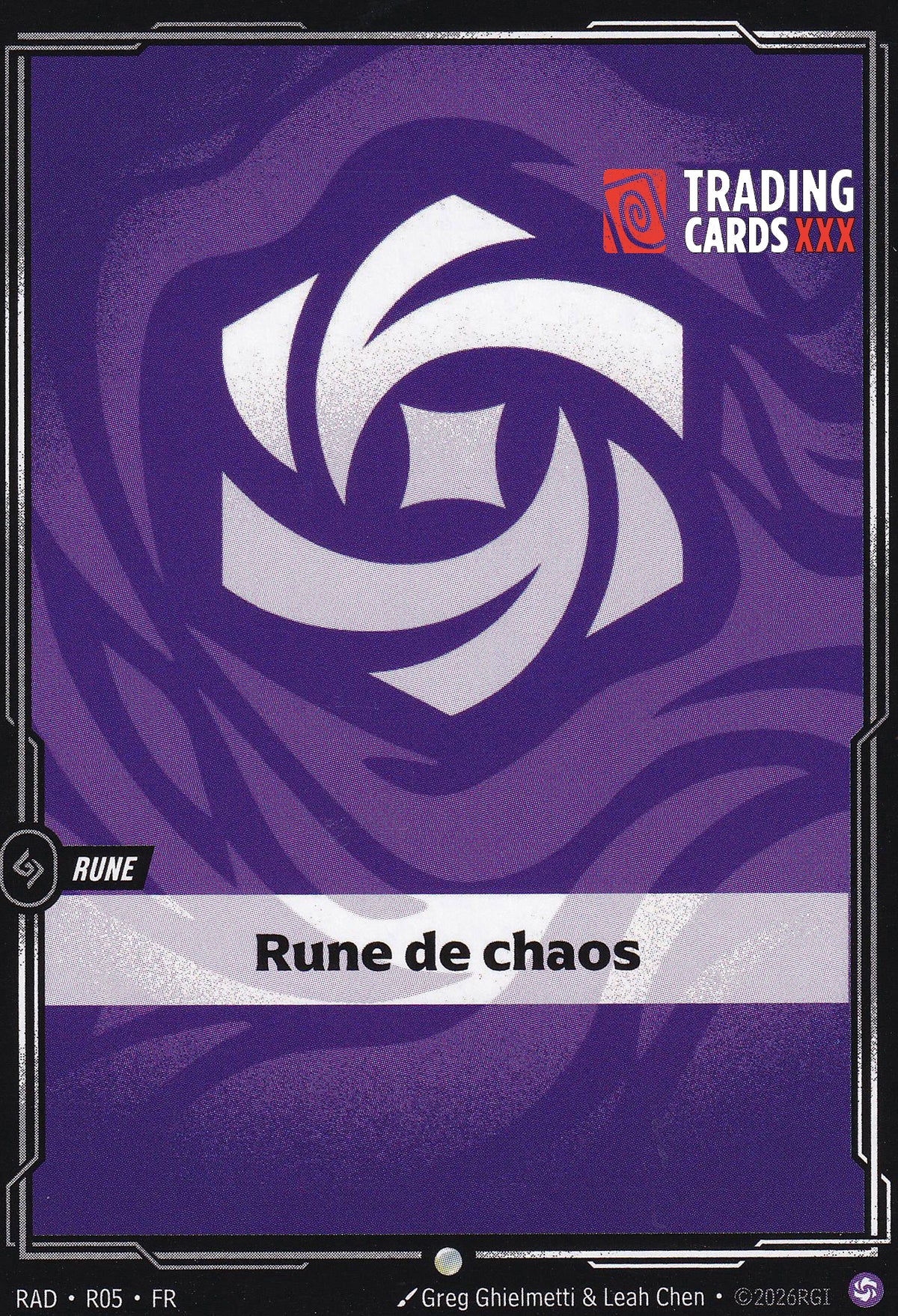 Riftbound - Rune de chaos : C RAD-R05 FR