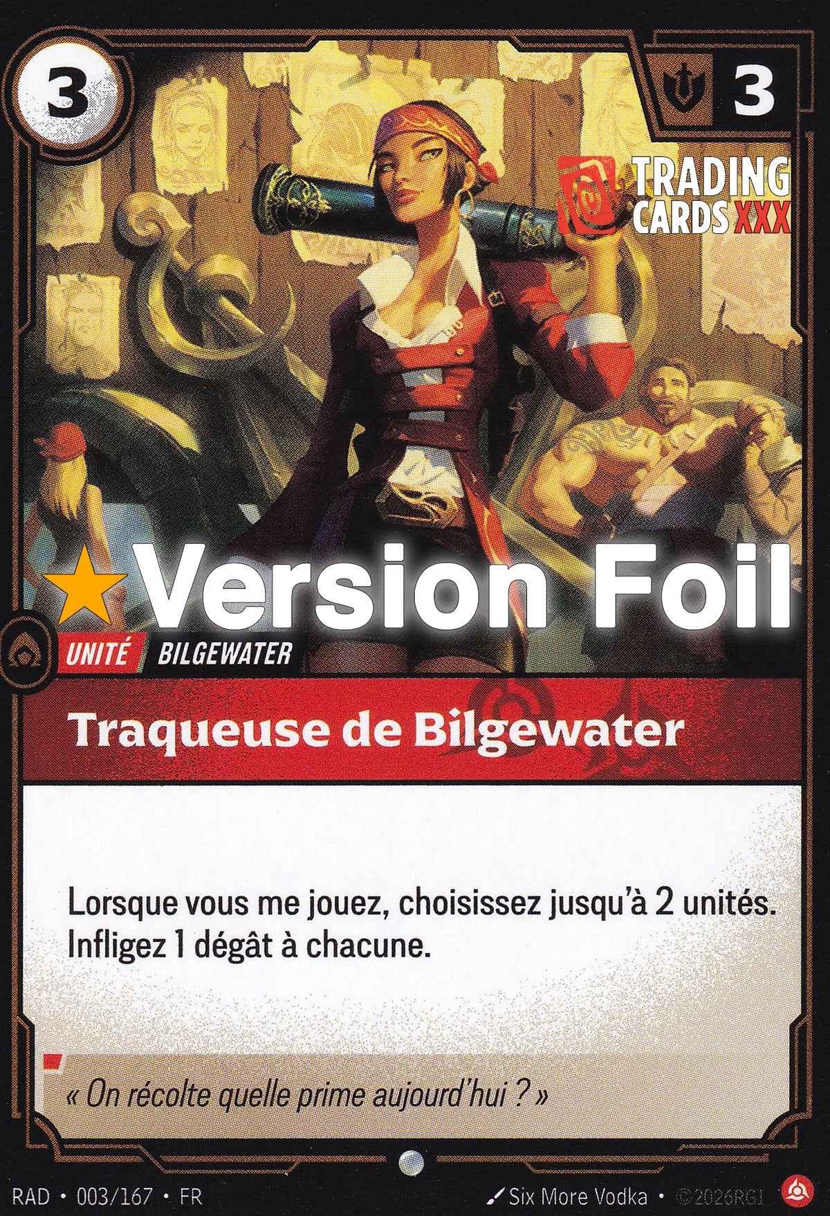 Riftbound - Traqueuse de Bilgewater : Foil C RAD-003/167 FR
