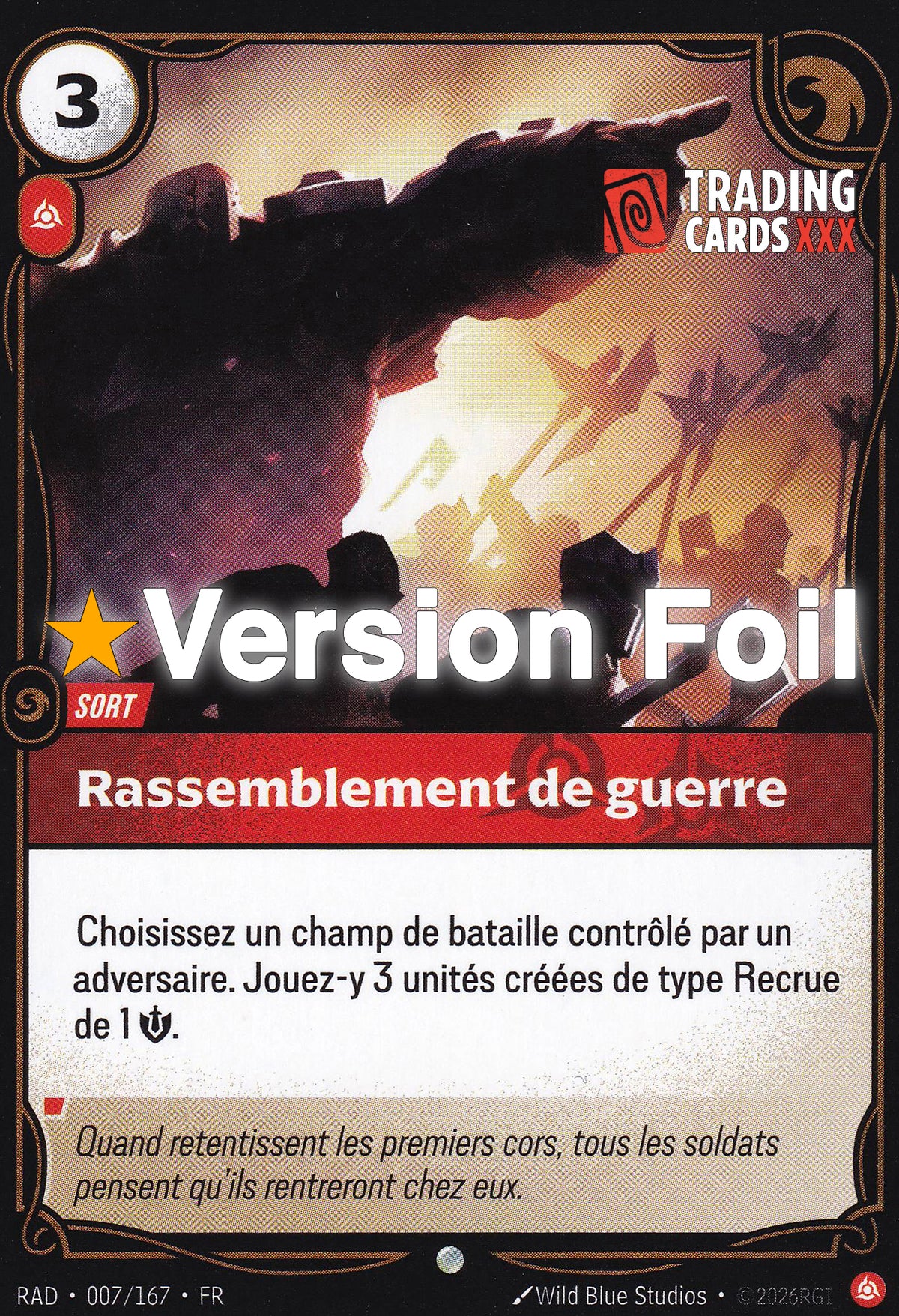 Riftbound - Rassemblement de guerre : Foil C RAD-007/167 FR