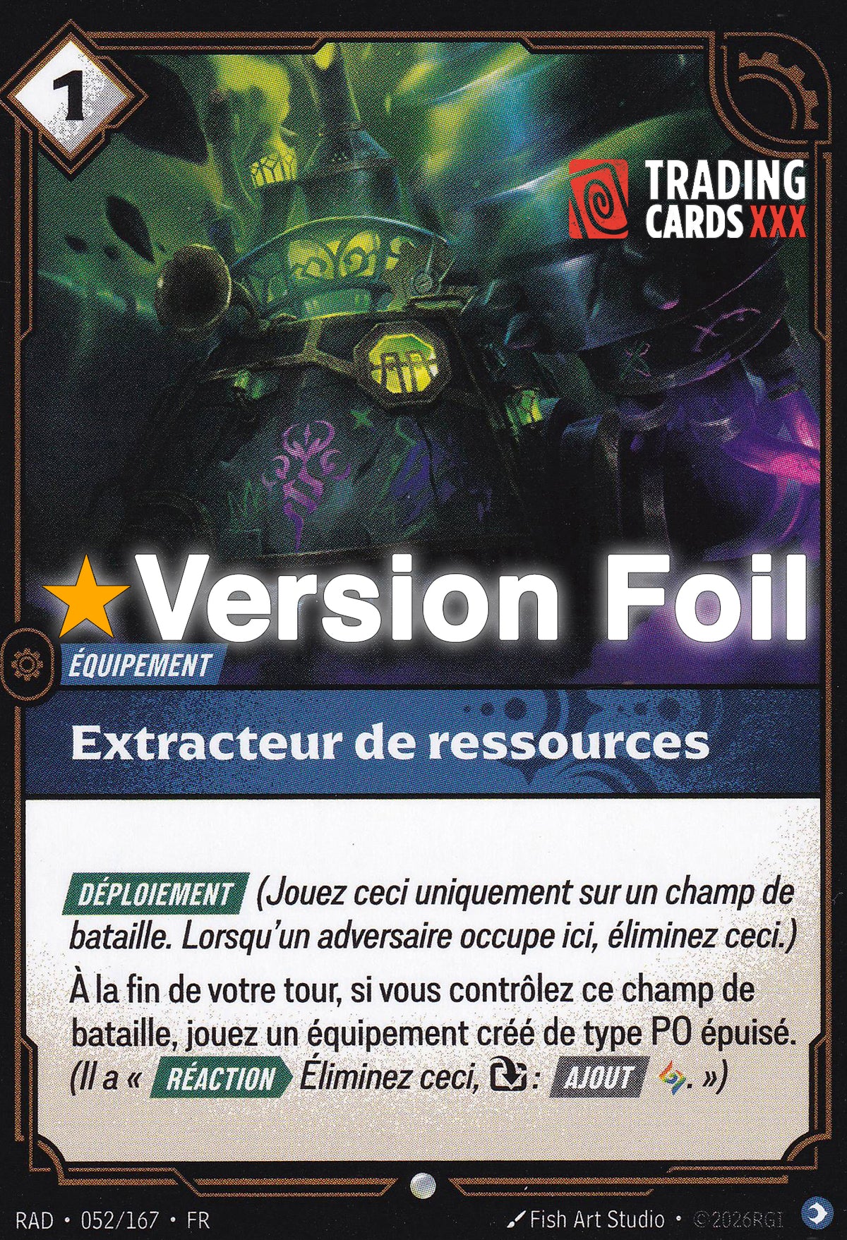 Riftbound - Extracteur de ressources : Foil C RAD-052/167 FR