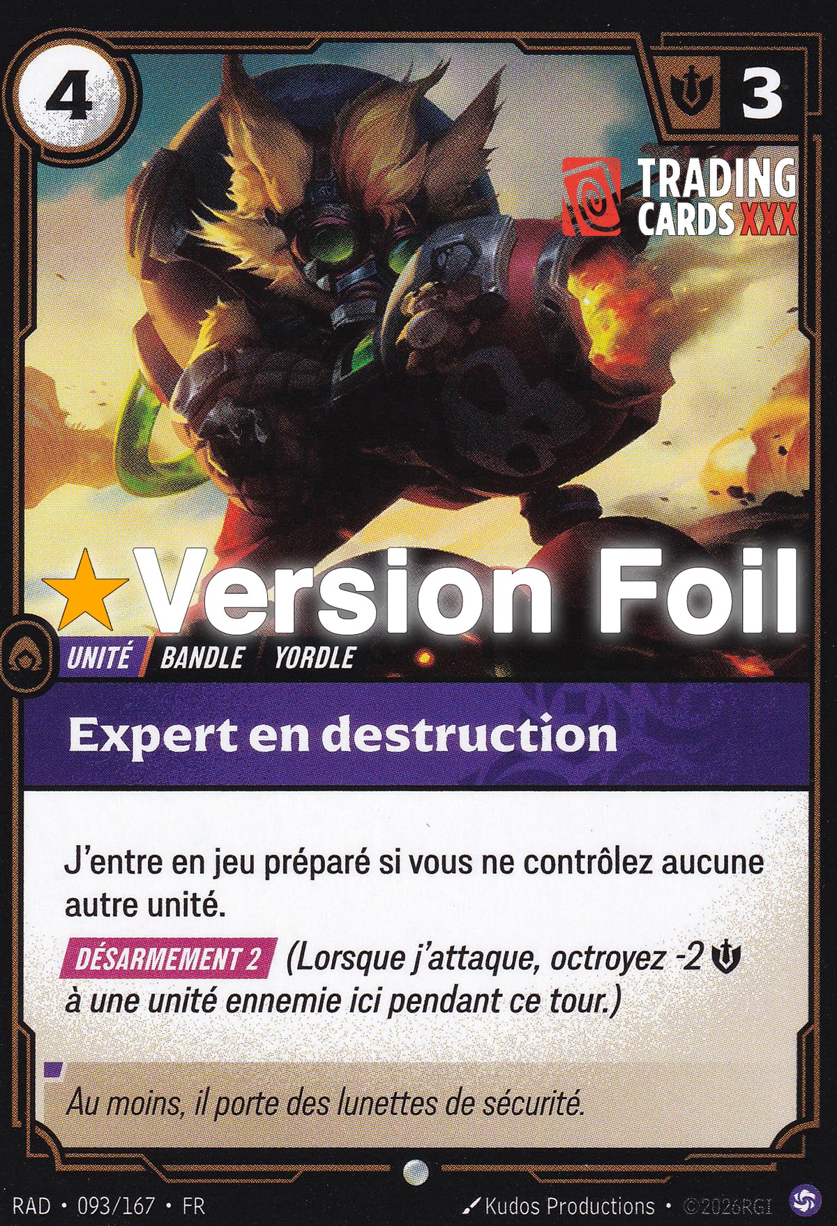 Riftbound - Expert en destruction : Foil C RAD-093/167 FR