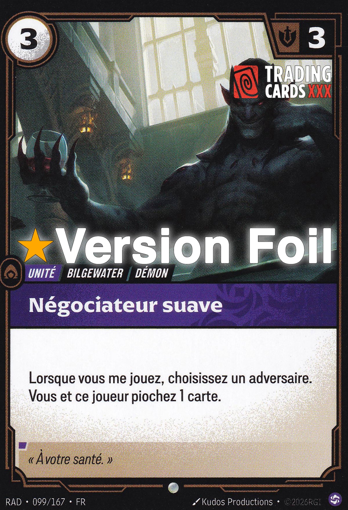 Riftbound - Négociateur suave : Foil C RAD-099/167 FR