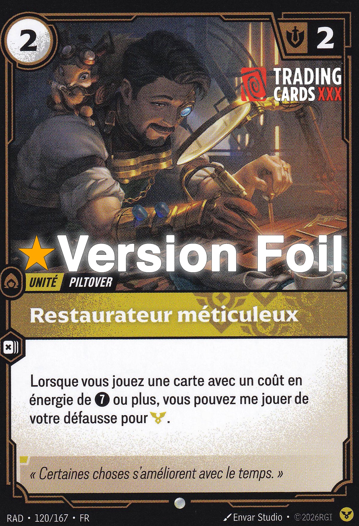 Riftbound - Restaurateur méticuleux : Foil C RAD-120/167 FR