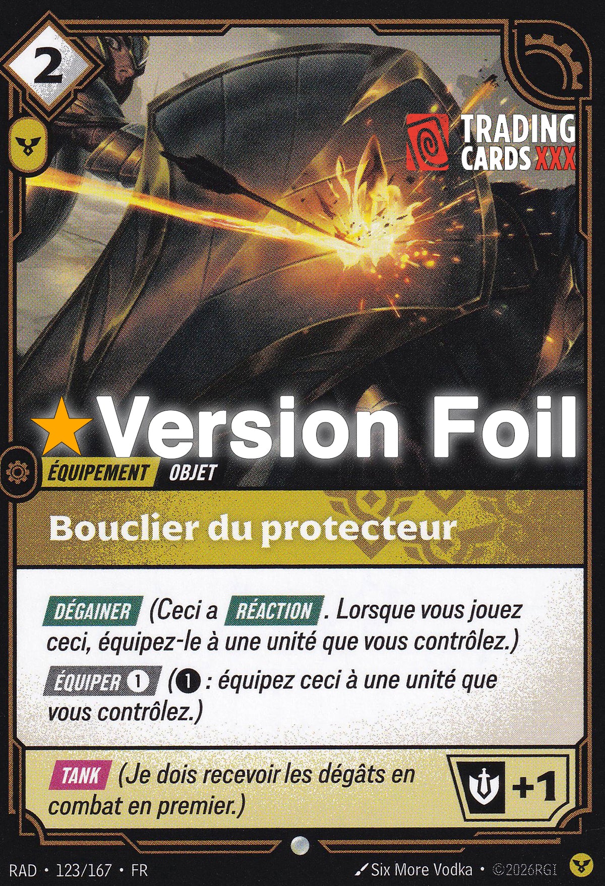 Riftbound - Bouclier du protecteur : Foil C RAD-123/167 FR