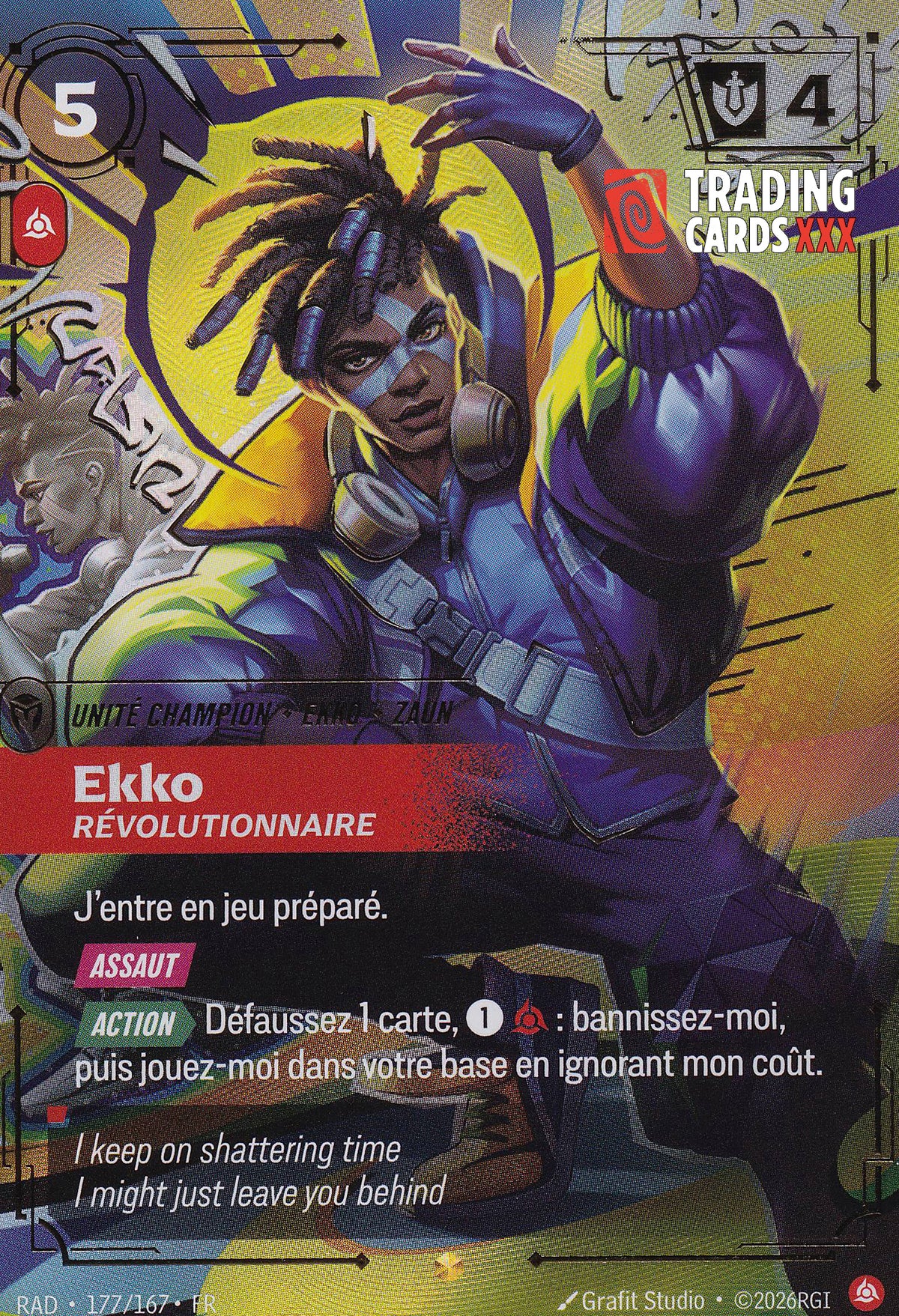 Riftbound - Ekko, Révolutionnaire : Ovn SH RAD-177/167 FR