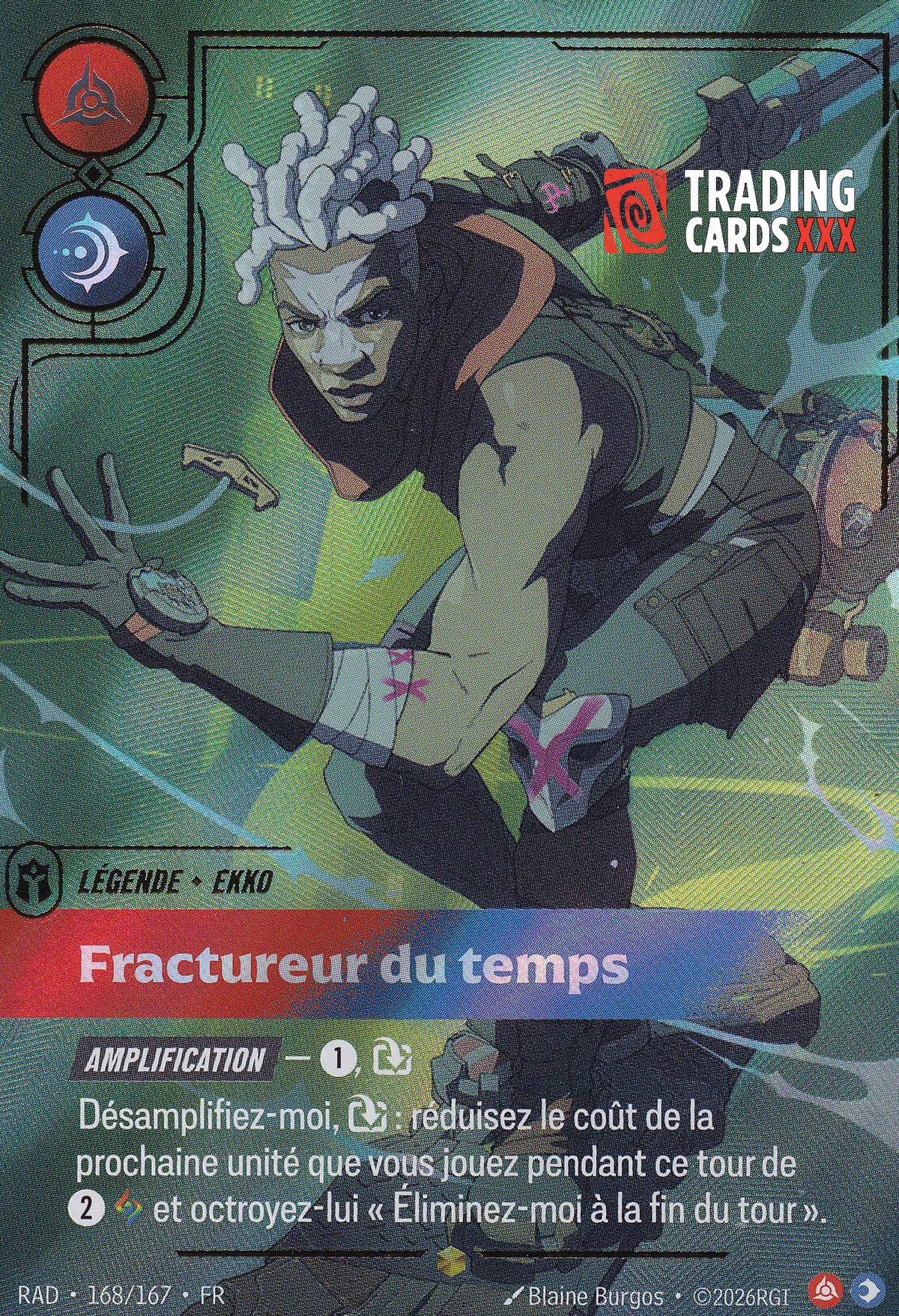 Riftbound - Ekko, Fractureur du temps : Ovn SH RAD-168/167 FR