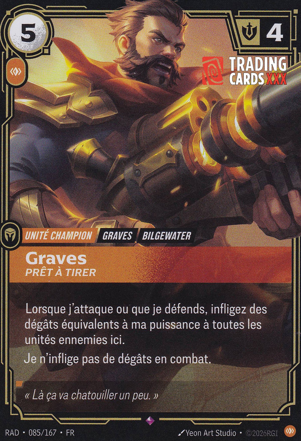Riftbound - Graves, Prêt à tirer : R RAD-085/167 FR