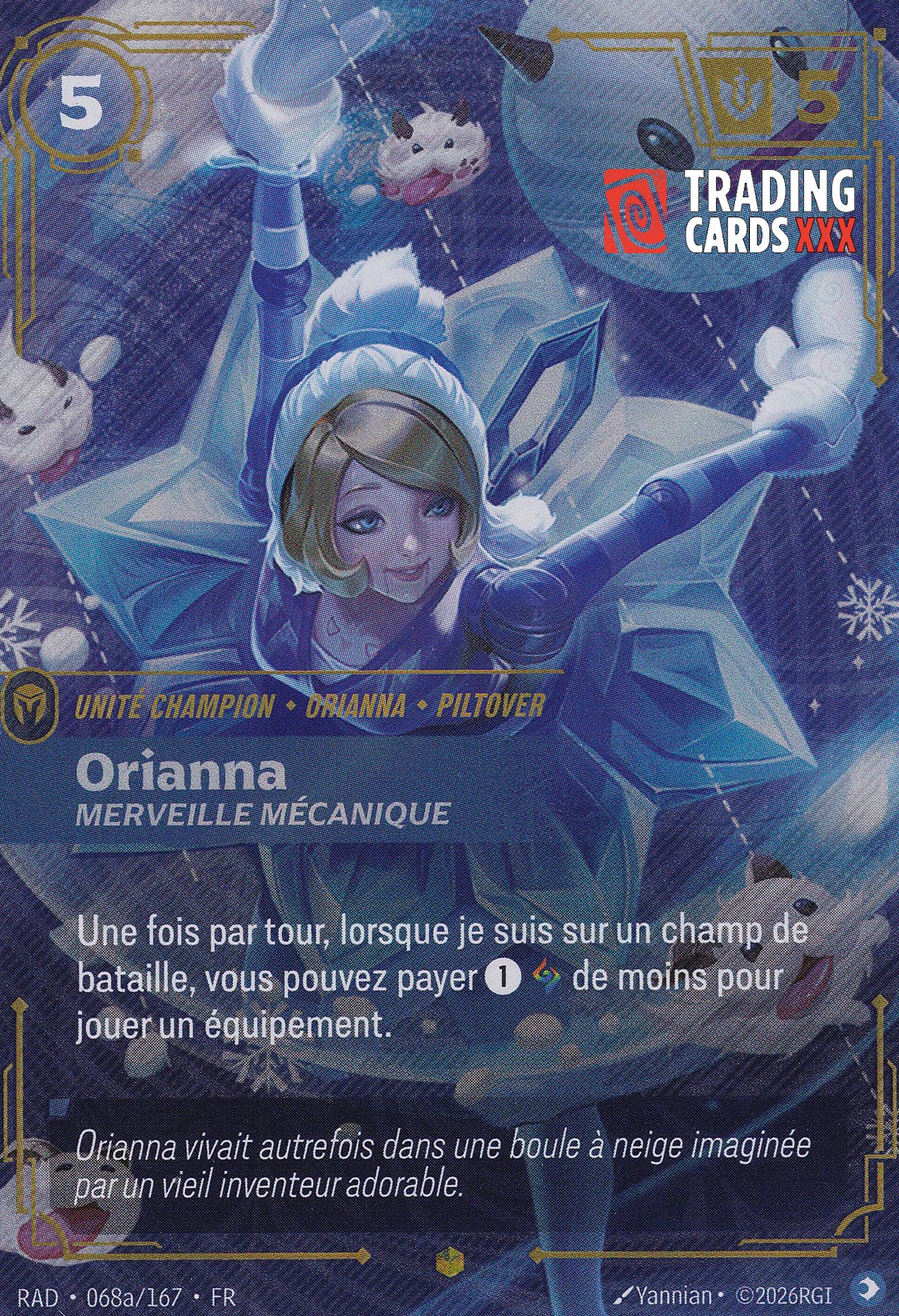 Riftbound - Orianna, Merveille mécanique : Alt SH RAD-068a/167 FR