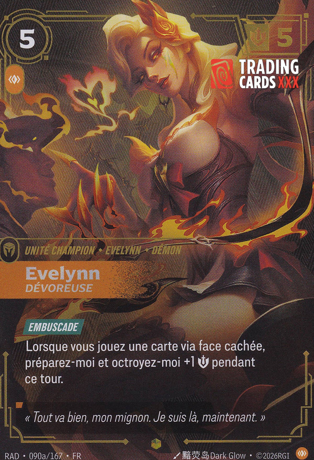 Riftbound - Evelynn, Dévoreuse : Alt SH RAD-090a/167 FR