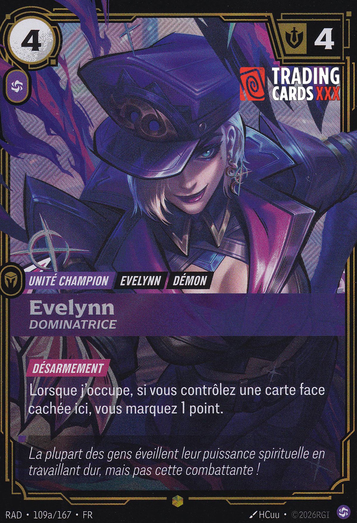 Riftbound - Evelynn, Dominatrice : Alt SH RAD-109a/167 FR