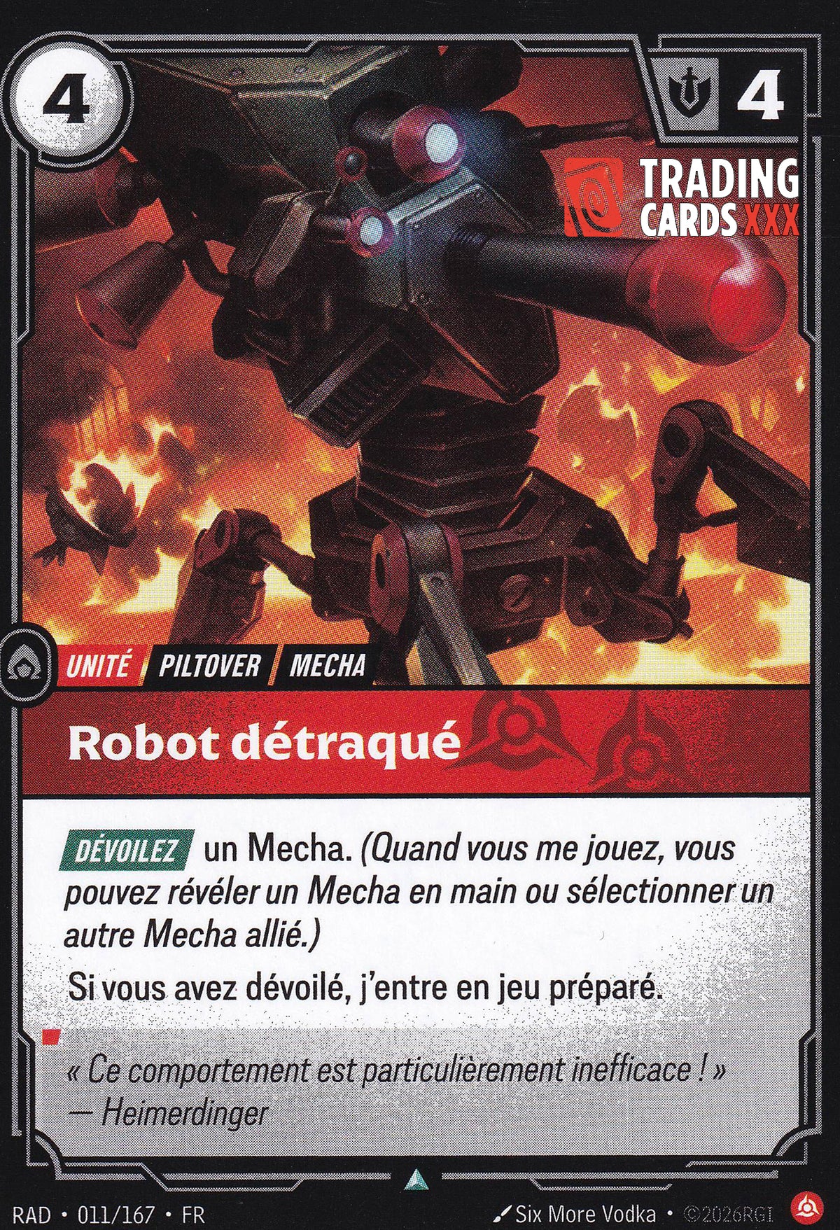 Riftbound - Robot détraqué : UC RAD-011/167 FR