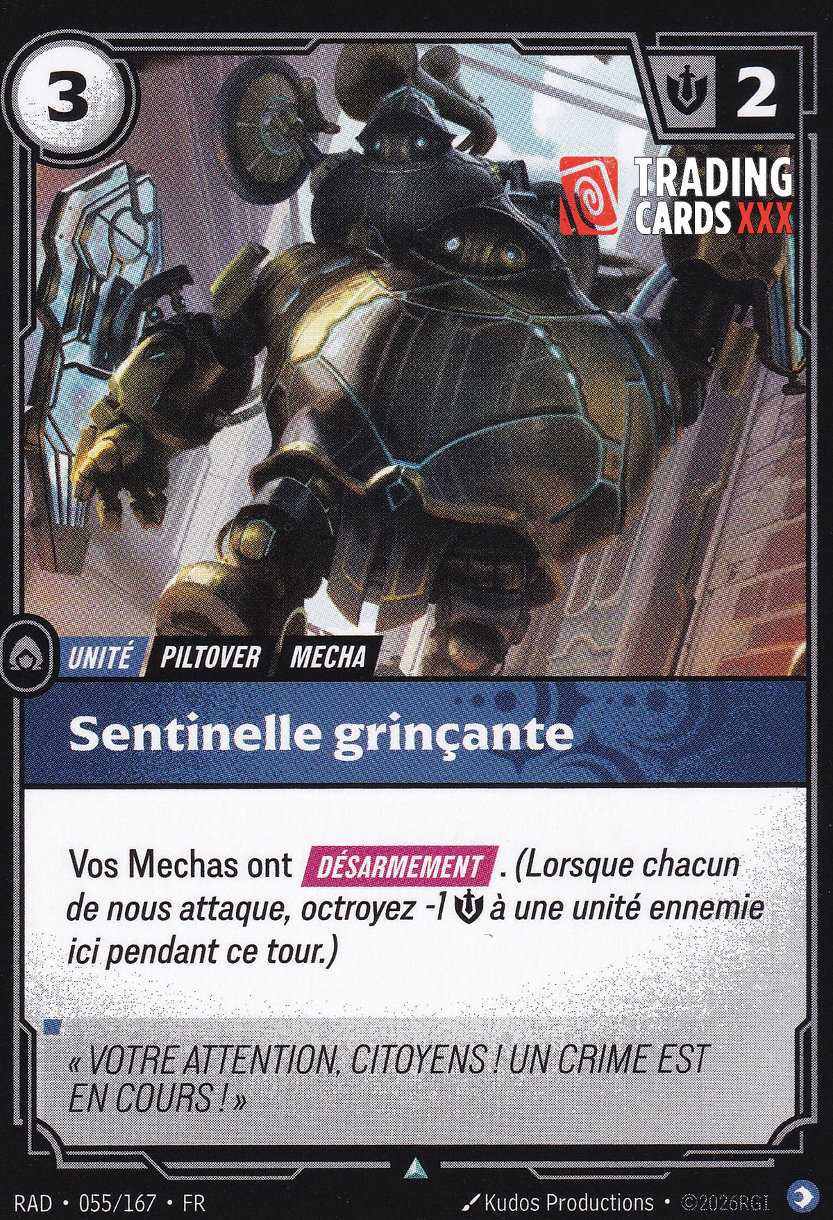 Riftbound - Sentinelle grinçante : UC RAD-055/167 FR