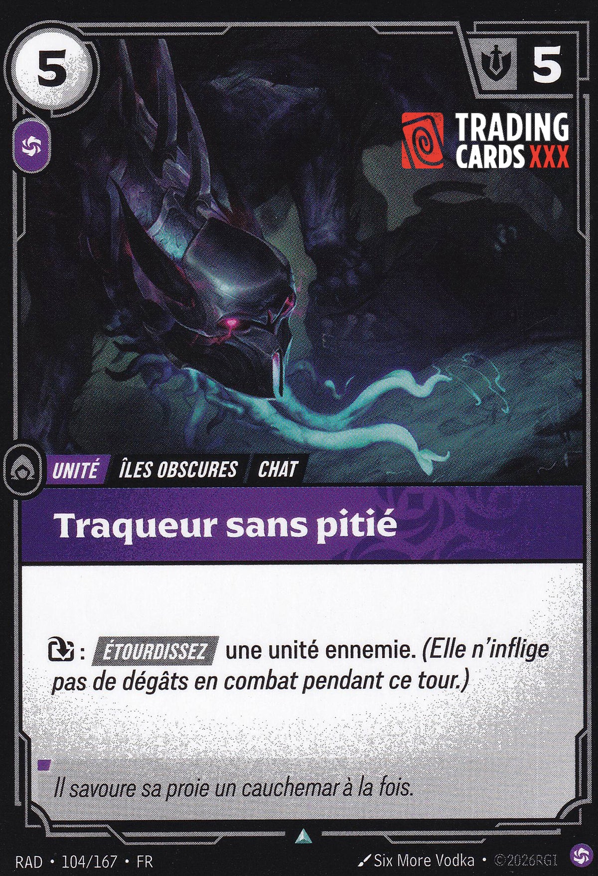 Riftbound - Traqueur sans pitié : UC RAD-104/167 FR
