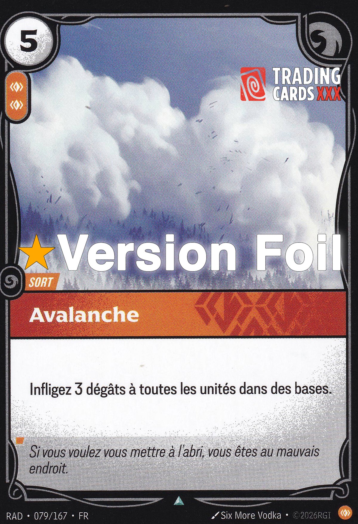 Riftbound - Avalanche : Foil UC RAD-079/167 FR
