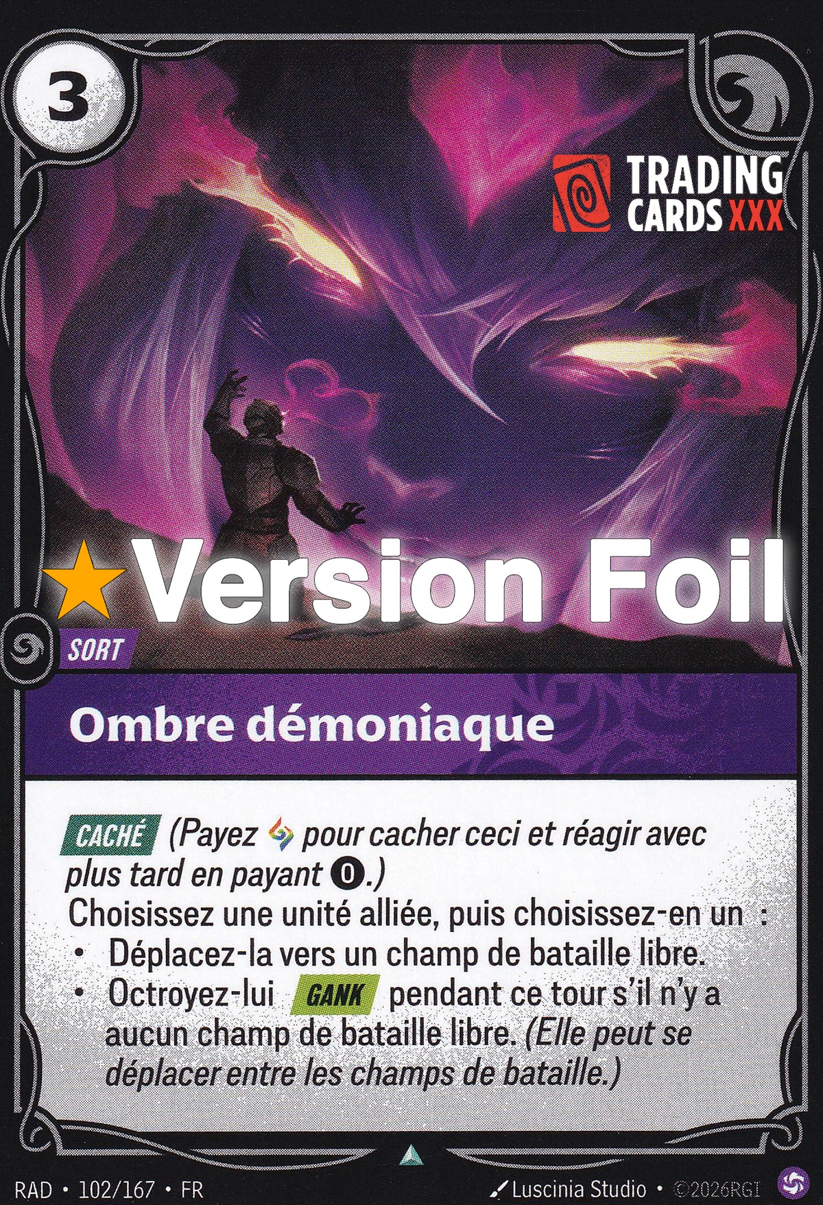 Riftbound - Ombre démoniaque : Foil UC RAD-102/167 FR