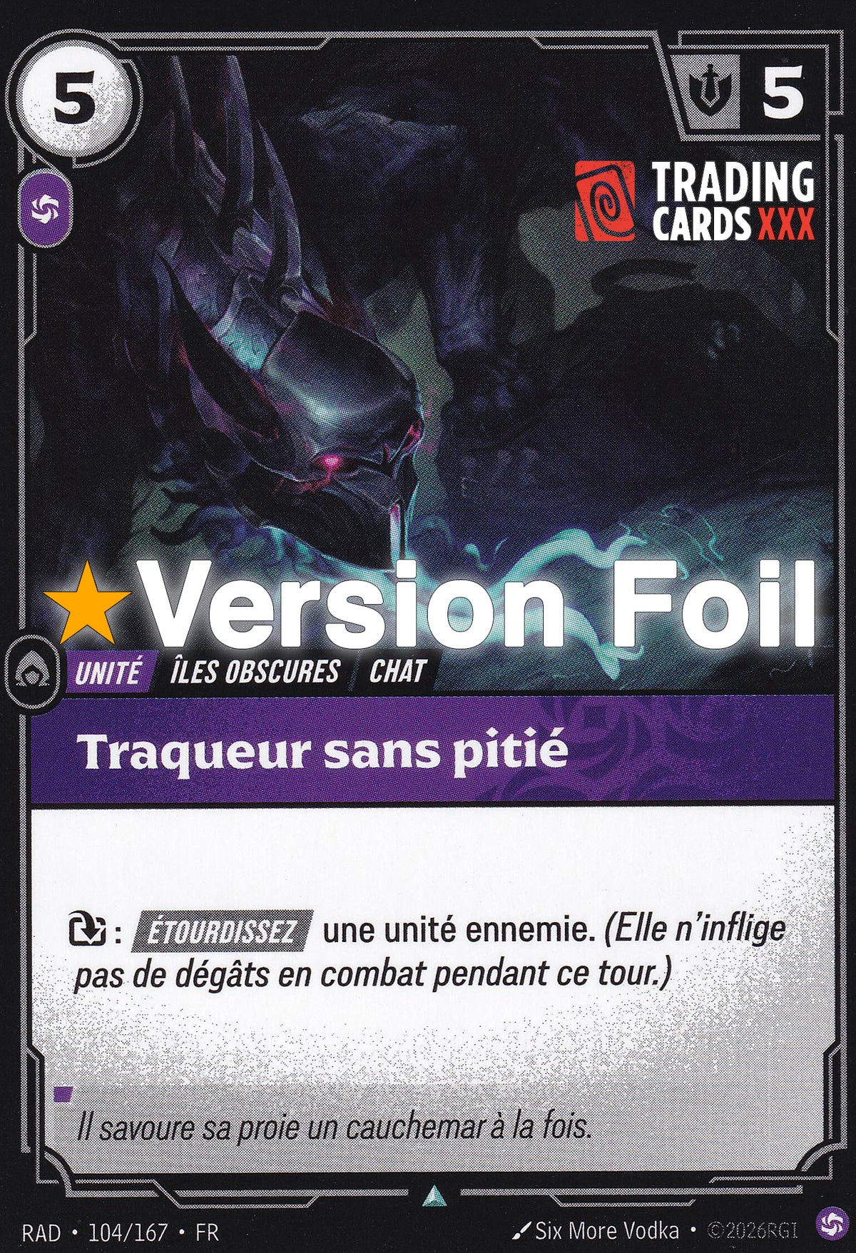 Riftbound - Traqueur sans pitié : Foil UC RAD-104/167 FR