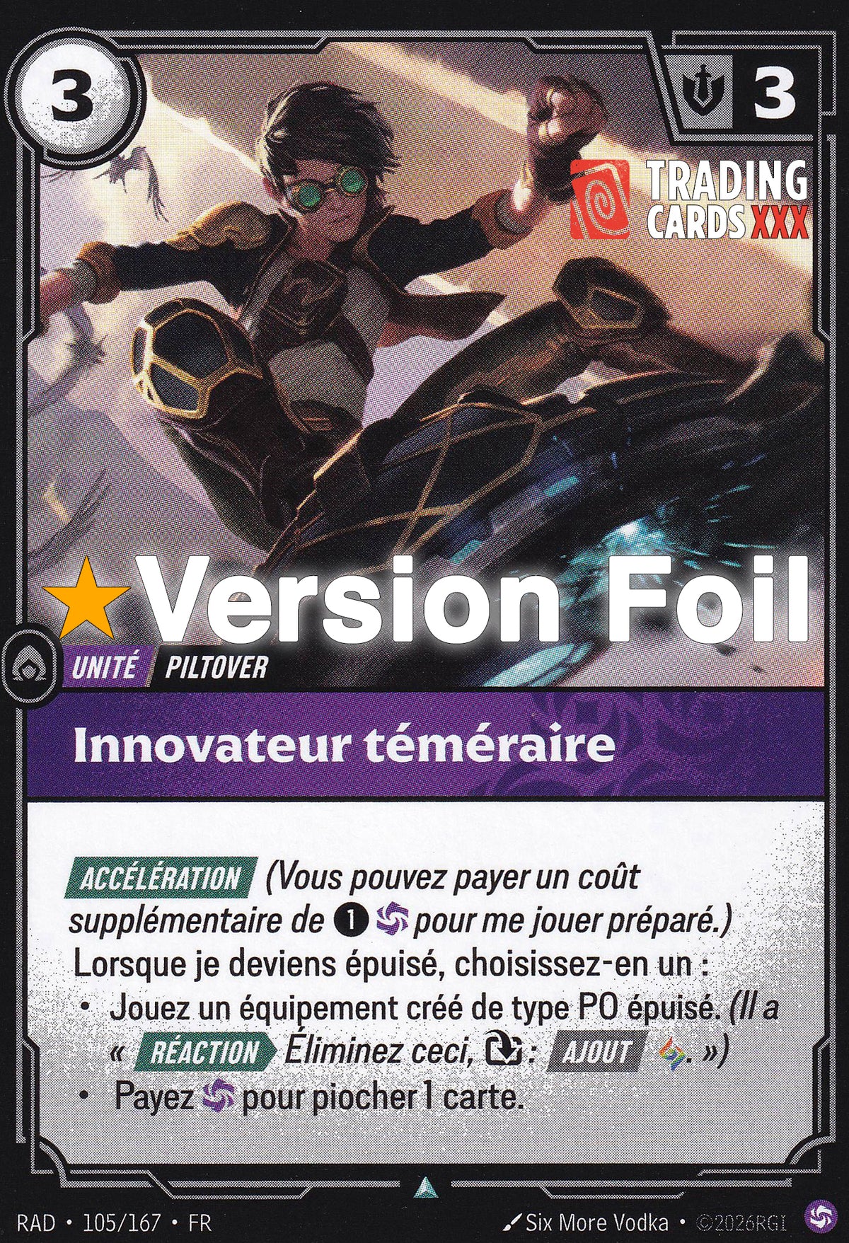 Riftbound - Innovateur téméraire : Foil UC RAD-105/167 FR