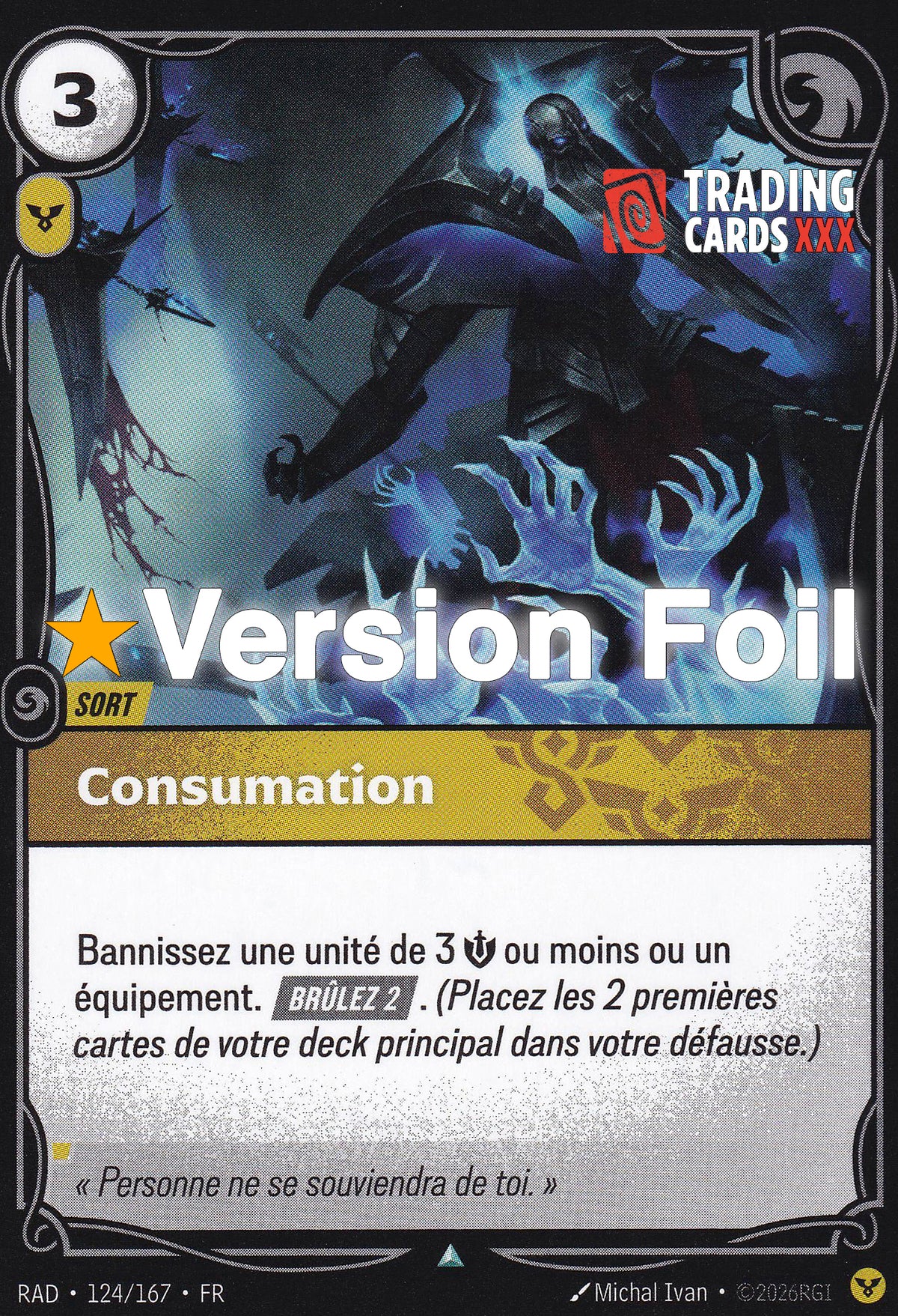 Riftbound - Consumation : Foil UC RAD-124/167 FR