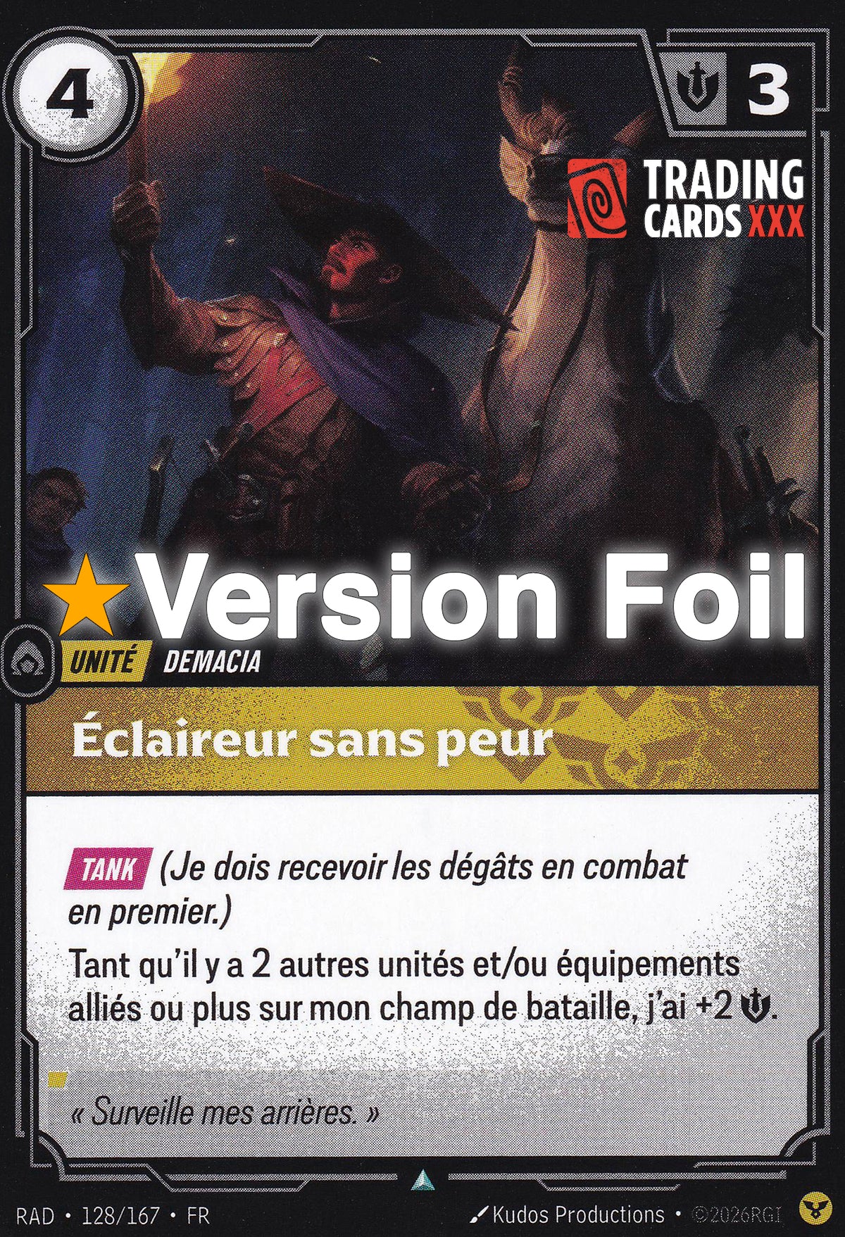 Riftbound - Éclaireur sans peur : Foil UC RAD-128/167 FR
