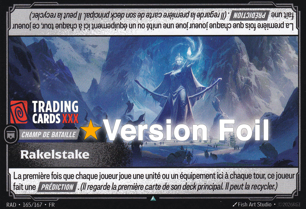 Riftbound - Rakelstake : Foil UC RAD-165/167 FR