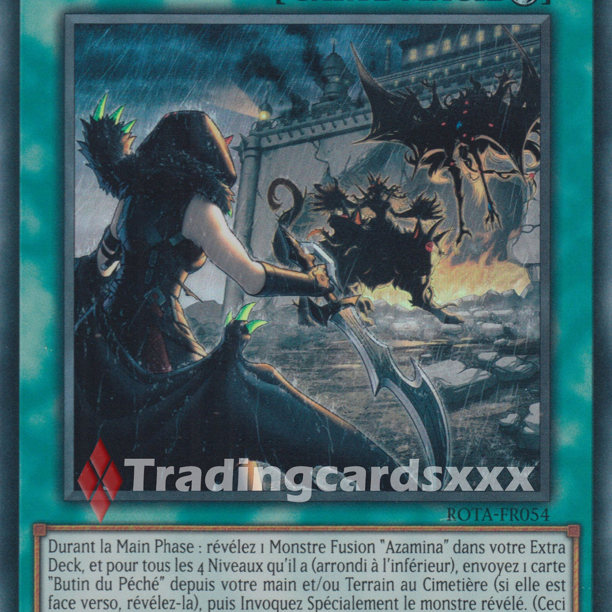 Yu-Gi-Oh! Débitrices Azamina : SR ROTA-FR054 – Tradingcardsxxx