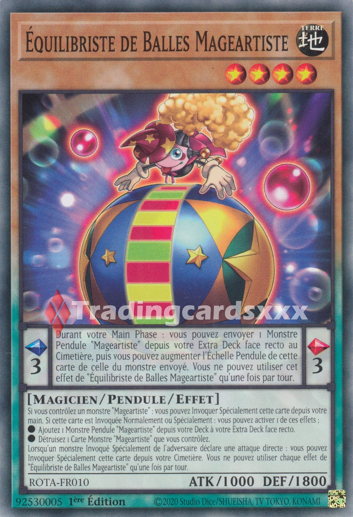 Yu-Gi-Oh! Équilibriste de Balles Mageartiste : C ROTA-FR010