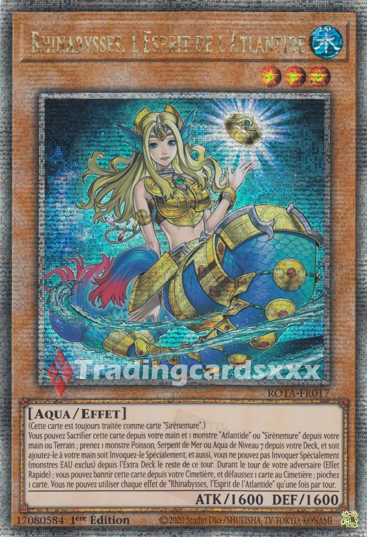 Yu-Gi-Oh! Rhinabysses, l'Esprit de l'Atlantide : QCSE ROTA-FR017
