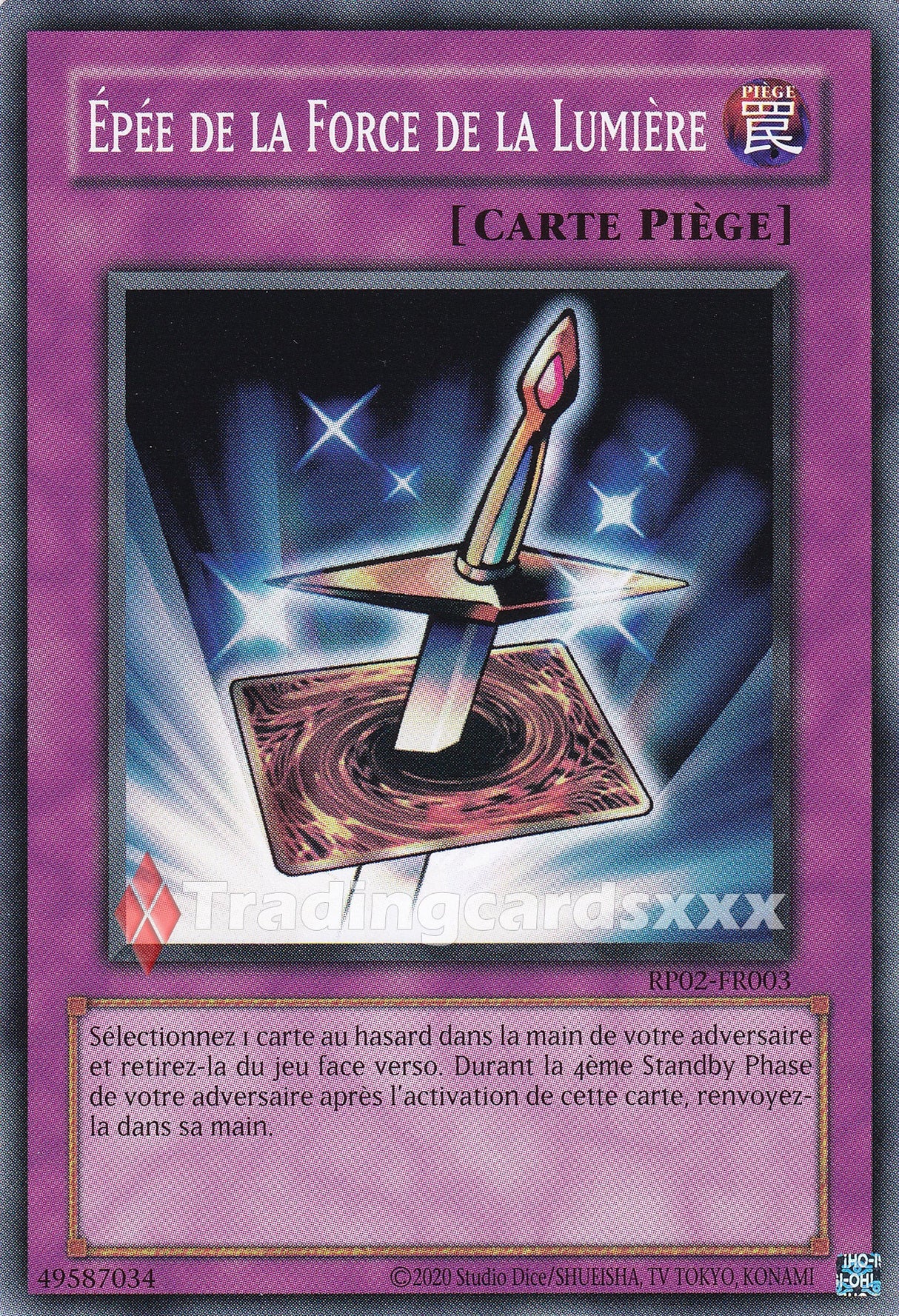 Yu-Gi-Oh! Épée de la Force de la Lumière : C RP02-FR003