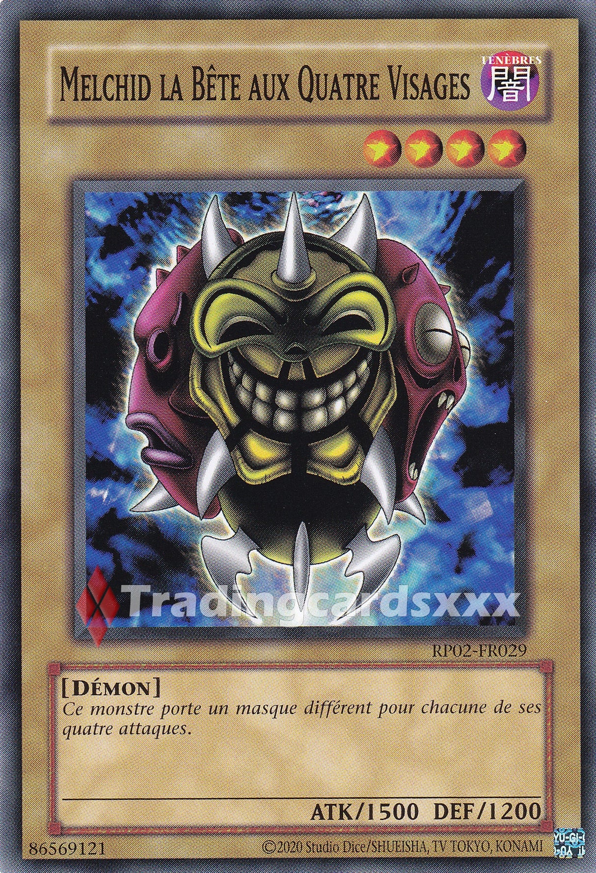 Yu-Gi-Oh! Melchid la Bête aux Quatre Visages : C RP02-FR029