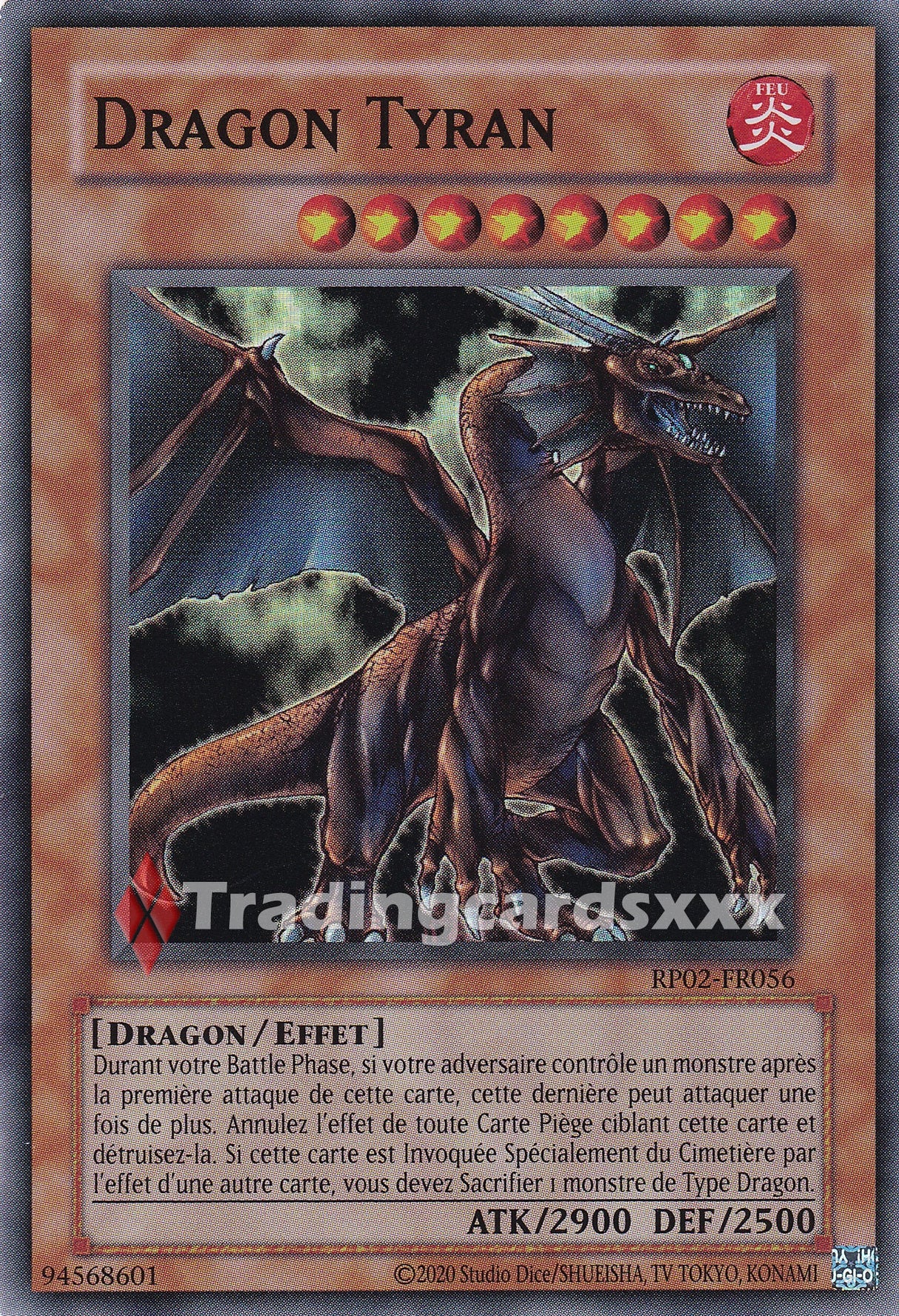 Yu-Gi-Oh! Dragon Tyran : SR RP02-FR056