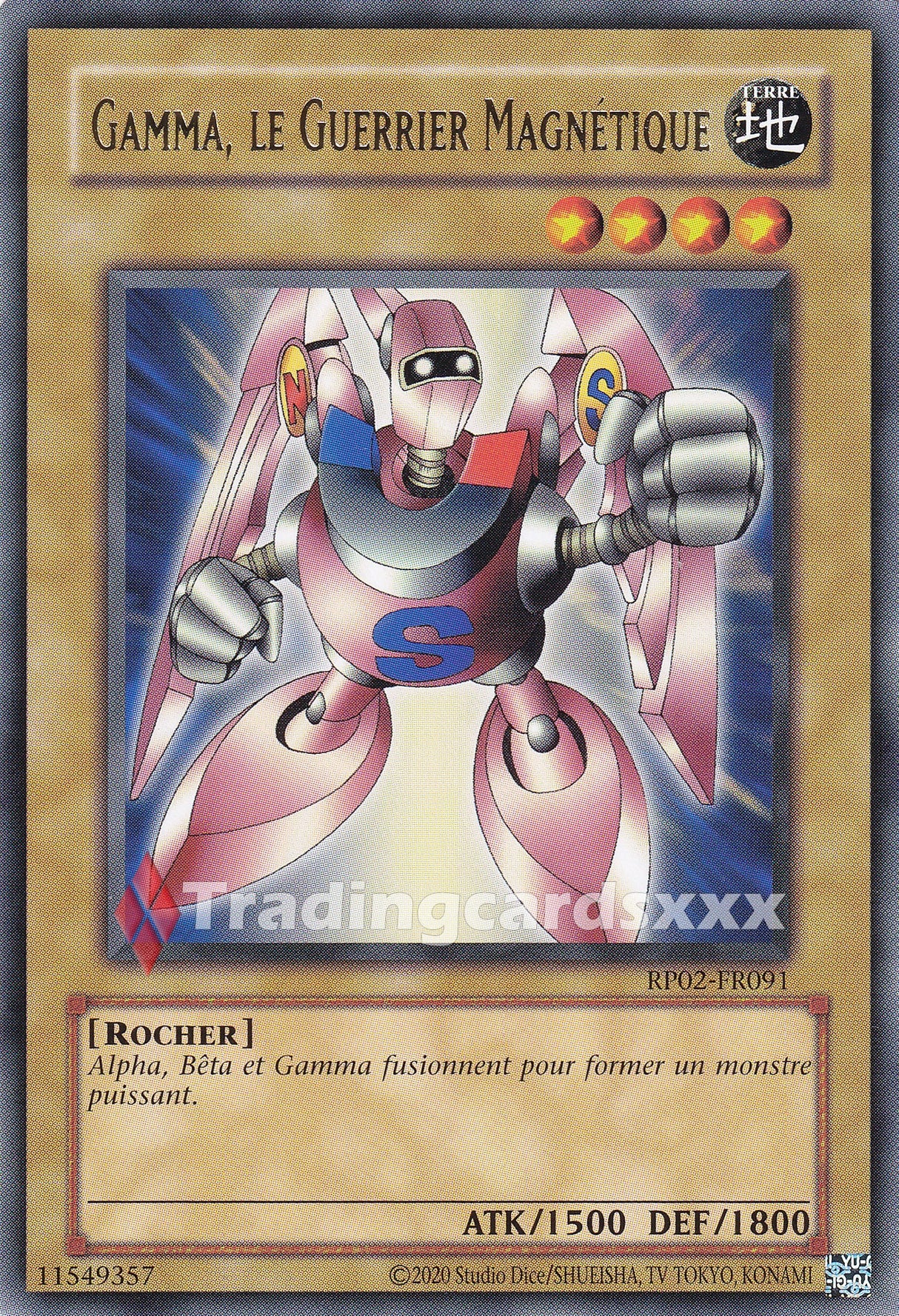 Yu-Gi-Oh! Gamma, le Guerrier Magnétique : R RP02-FR091