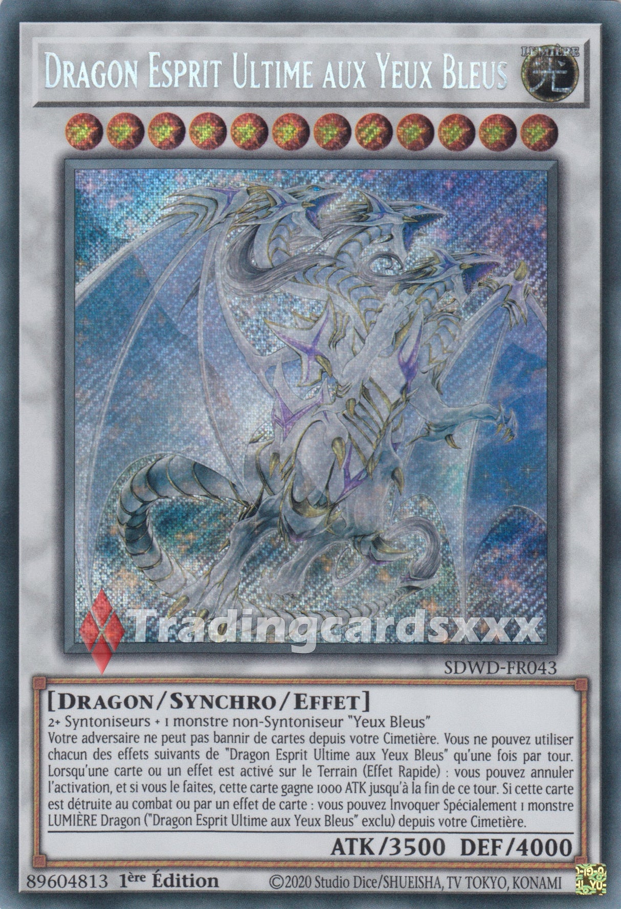 Yu-Gi-Oh! Dragon Esprit Ultime aux Yeux Bleus : SE SDWD-FR043