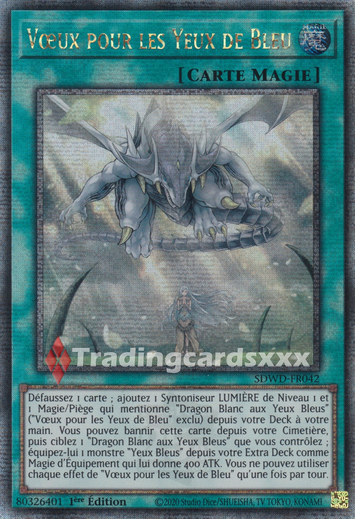 Yu-Gi-Oh! Vœux pour les Yeux de Bleu : QCSE SDWD-FR042