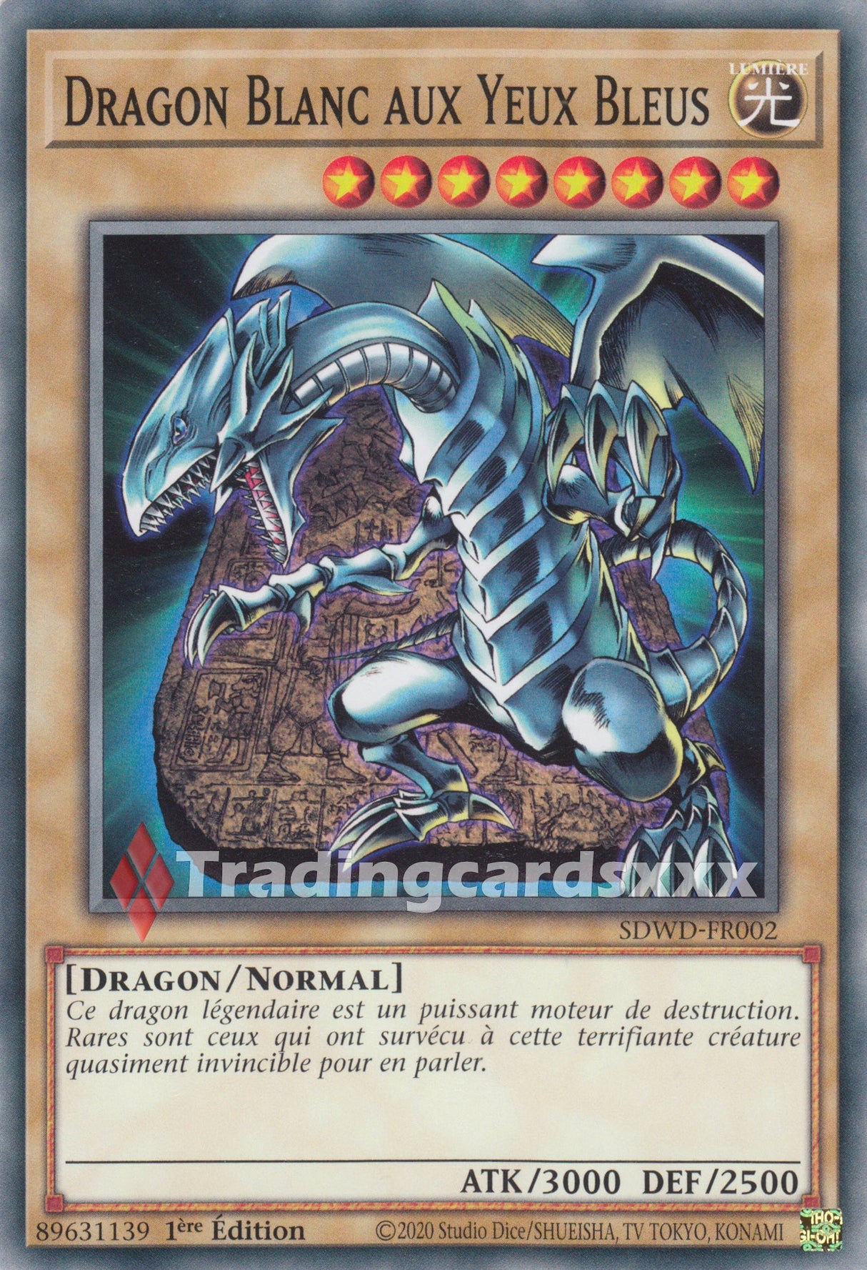 Yu-Gi-Oh! Dragon Blanc aux Yeux Bleus : C SDWD-FR002