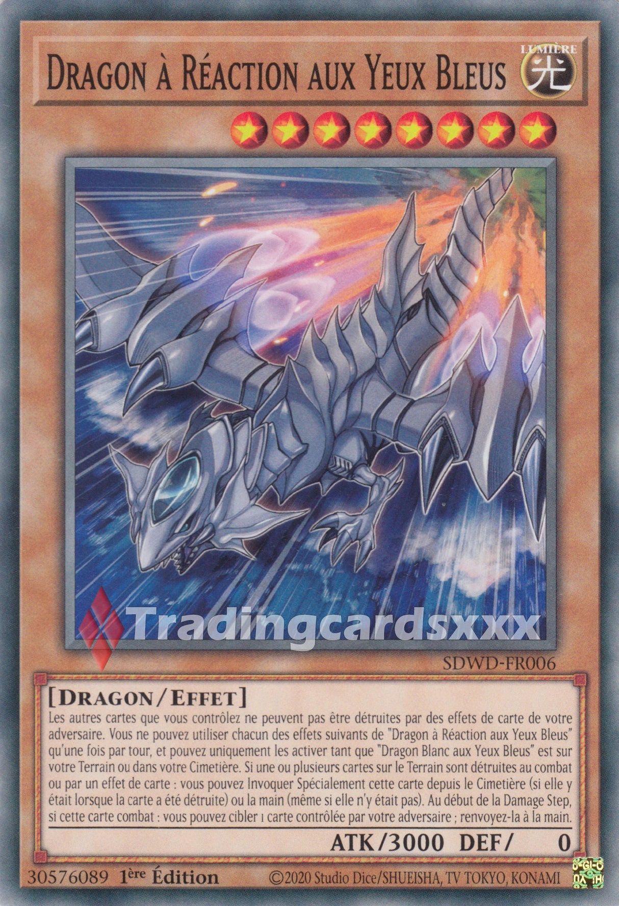 Yu-Gi-Oh! Dragon à Réaction aux Yeux Bleus : C SDWD-FR006