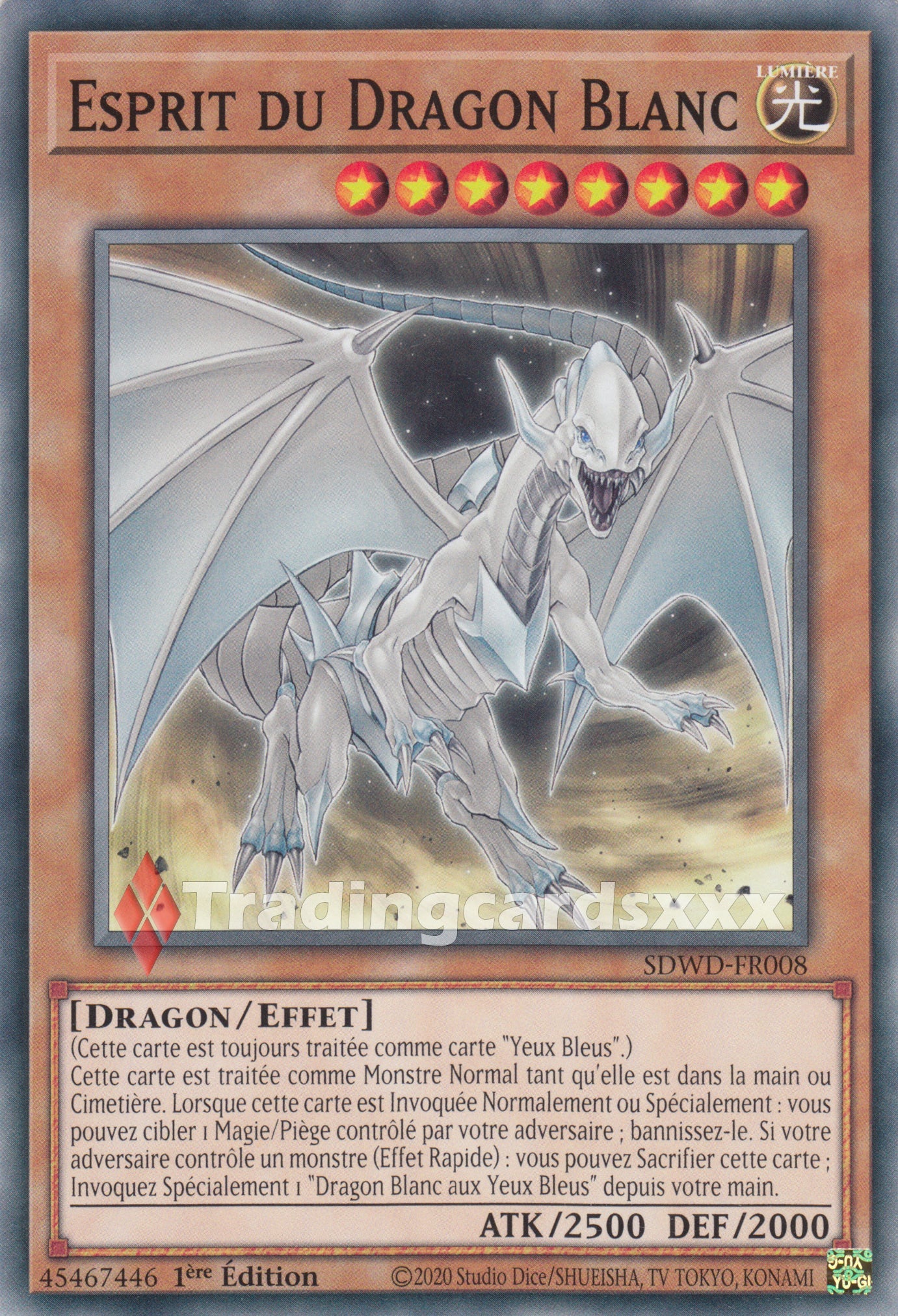 Yu-Gi-Oh! Esprit du Dragon Blanc : C SDWD-FR008